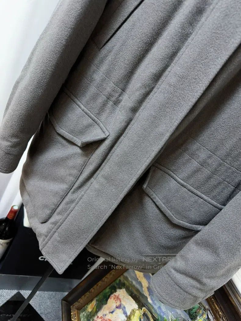 Loro Piana Loro Piana Icery Series Gray Caramel Cashmere Hooded Cotto Size XS / US 0-2 / IT 36-38 - 7 Thumbnail