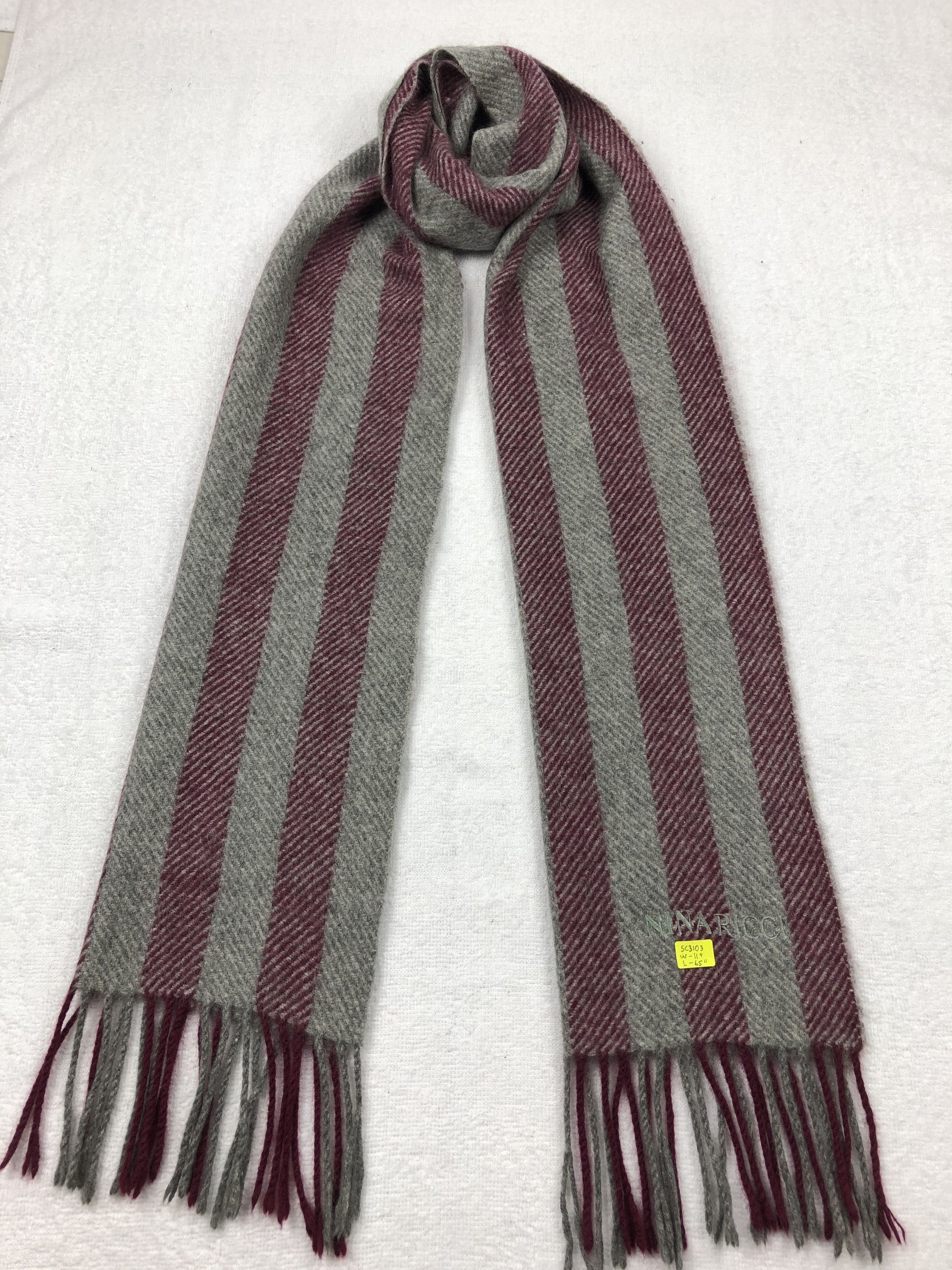 Nina Ricci × Vintage Nina Ricci Scarf / Muffler / Neckwear Wool Size ONE SIZE - 1 Thumbnail