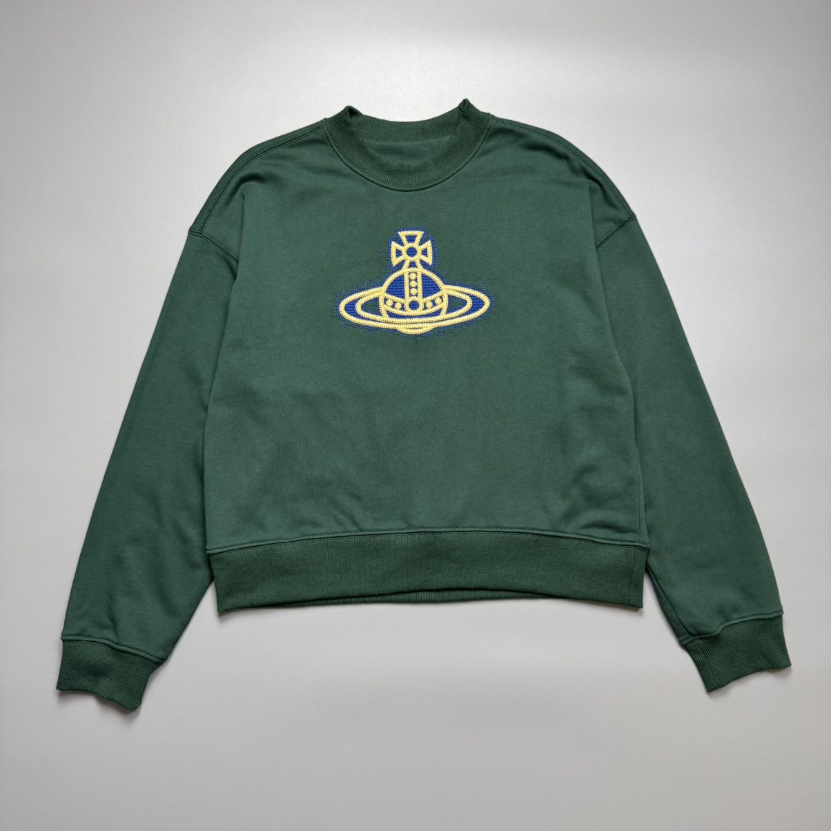 Vivienne Westwood Vivienne Westwood - Big Orb Embroidered Logo Cropped Size S / US 4 / IT 40 - 1 Thumbnail