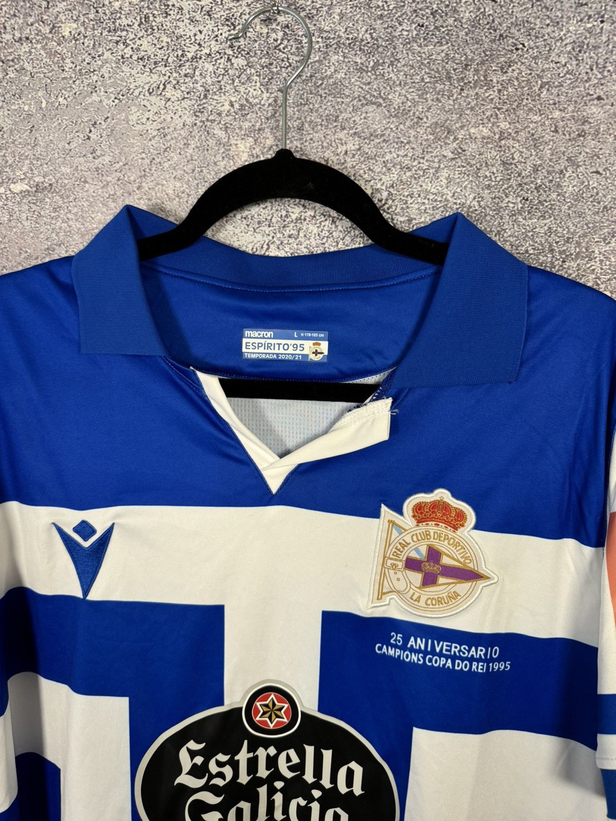 Macron × Vintage Deportivo de La Coruna 2020/21 Macron Soccer Jersey Size US L / EU 52-54 / 3 - 11 Thumbnail