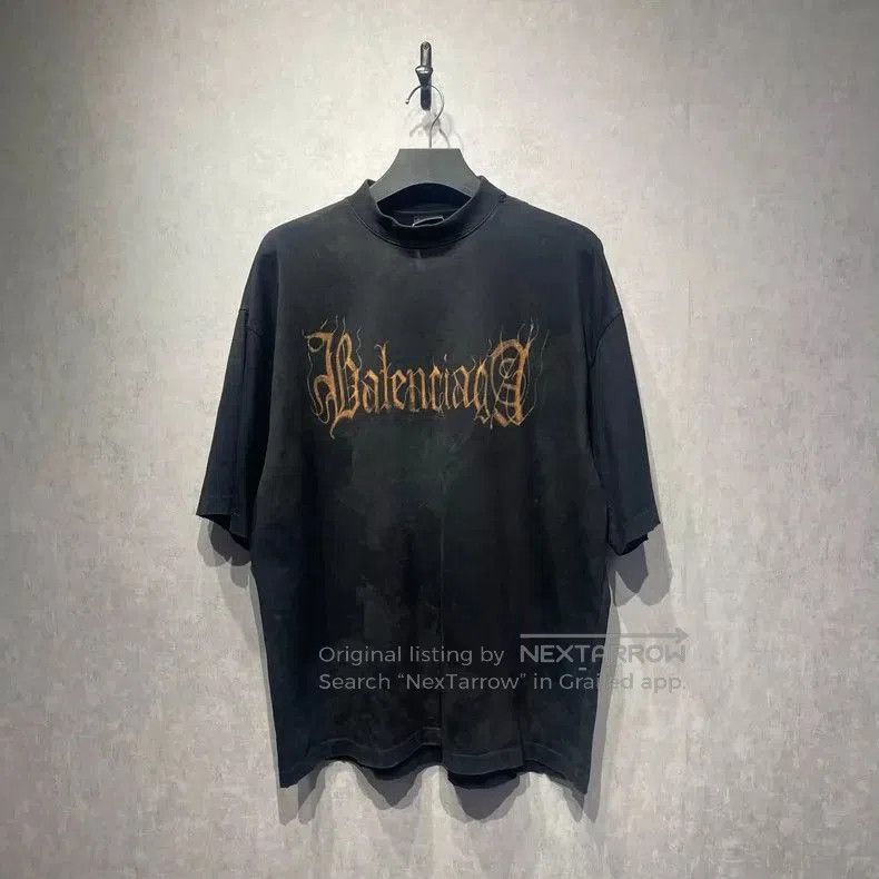 Balenciaga Balenciaga Sanskrit Logo Print T-Shirt XS. Size US XS / EU 42 / 0 - 1 Thumbnail