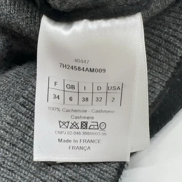 Dior Dior Black Long Sleeve Knit Sweater 0079-2507
