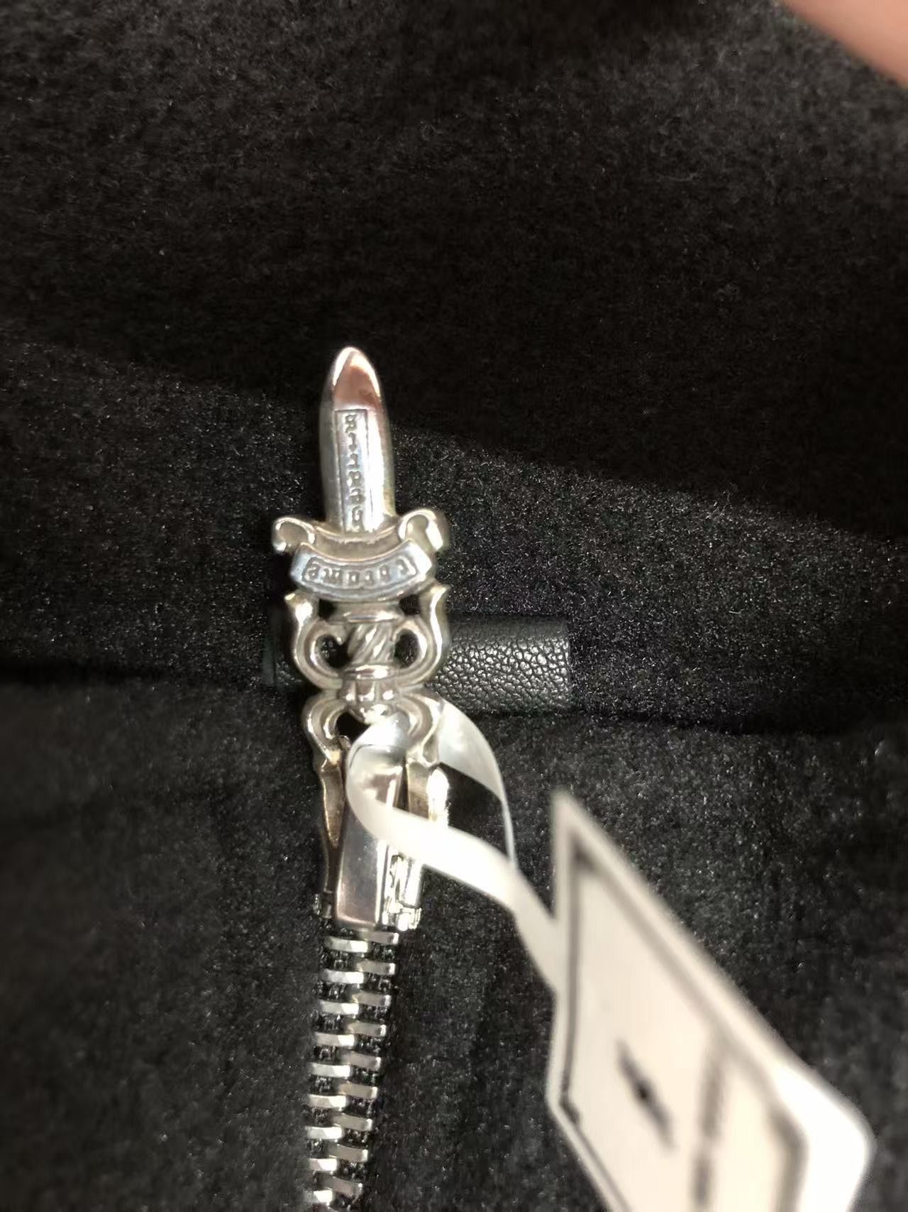 Chrome Hearts Chrome Hearts Fleece Horseshoe Half Zip Cropped Sweatshirt Size M / US 6-8 / IT 42-44 - 8 Thumbnail