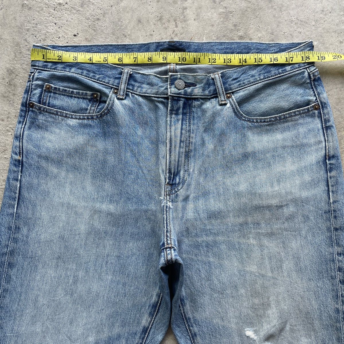 Japanese Brand W37 Vintage Distressed Japanese Jeans Faded Denim Pants Size US 37 - 5 Thumbnail