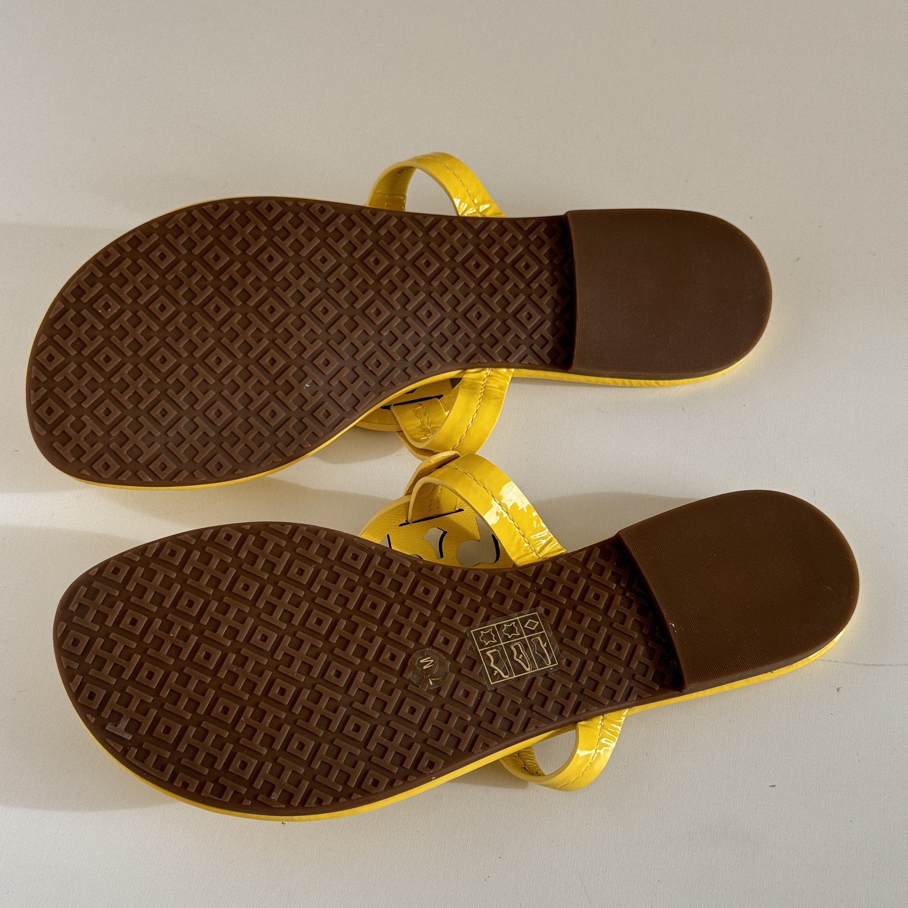 Tory Burch Tory Burch Miller Flip Flops Limone Yellow Sandals*NEW! Size US 7.5 / IT 37.5 - 9 Thumbnail
