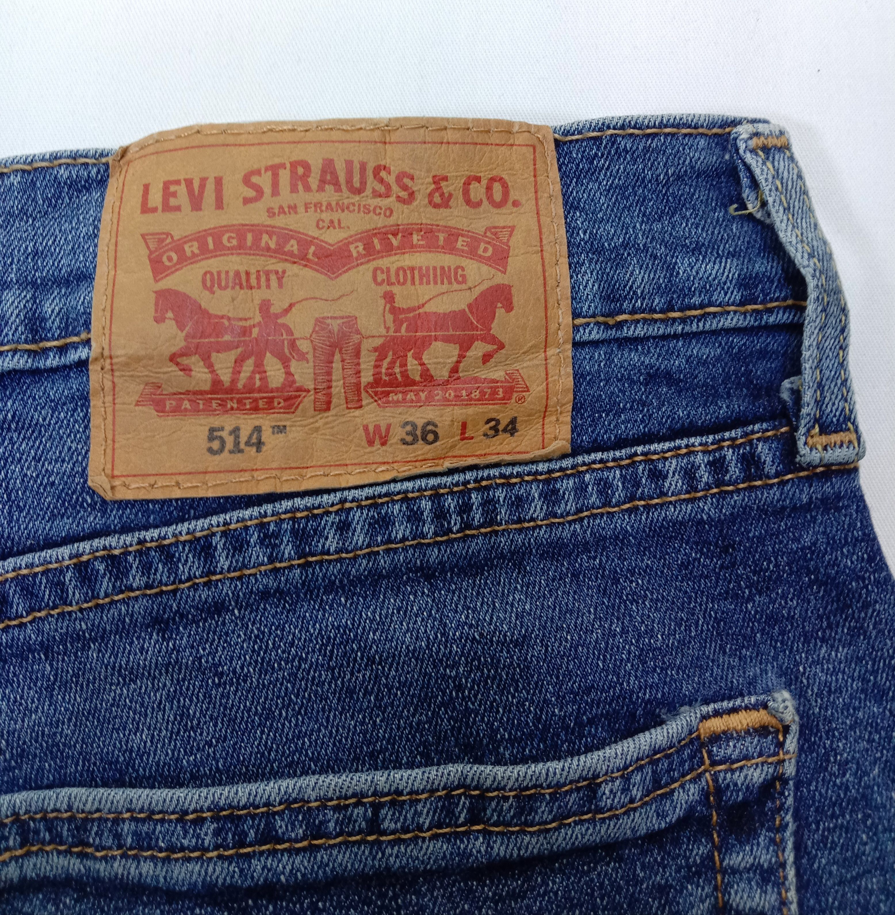 Levi's Vintage Levi's 514 Jeans Slim Straight Distressed Denim Size US 36 / EU 52 - 14 Thumbnail