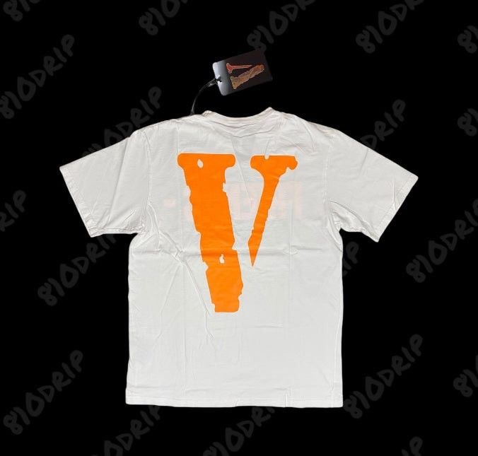 Vlone Vlone Orange Friends Tee White (L) Size US L / EU 52-54 / 3 - 2 Thumbnail