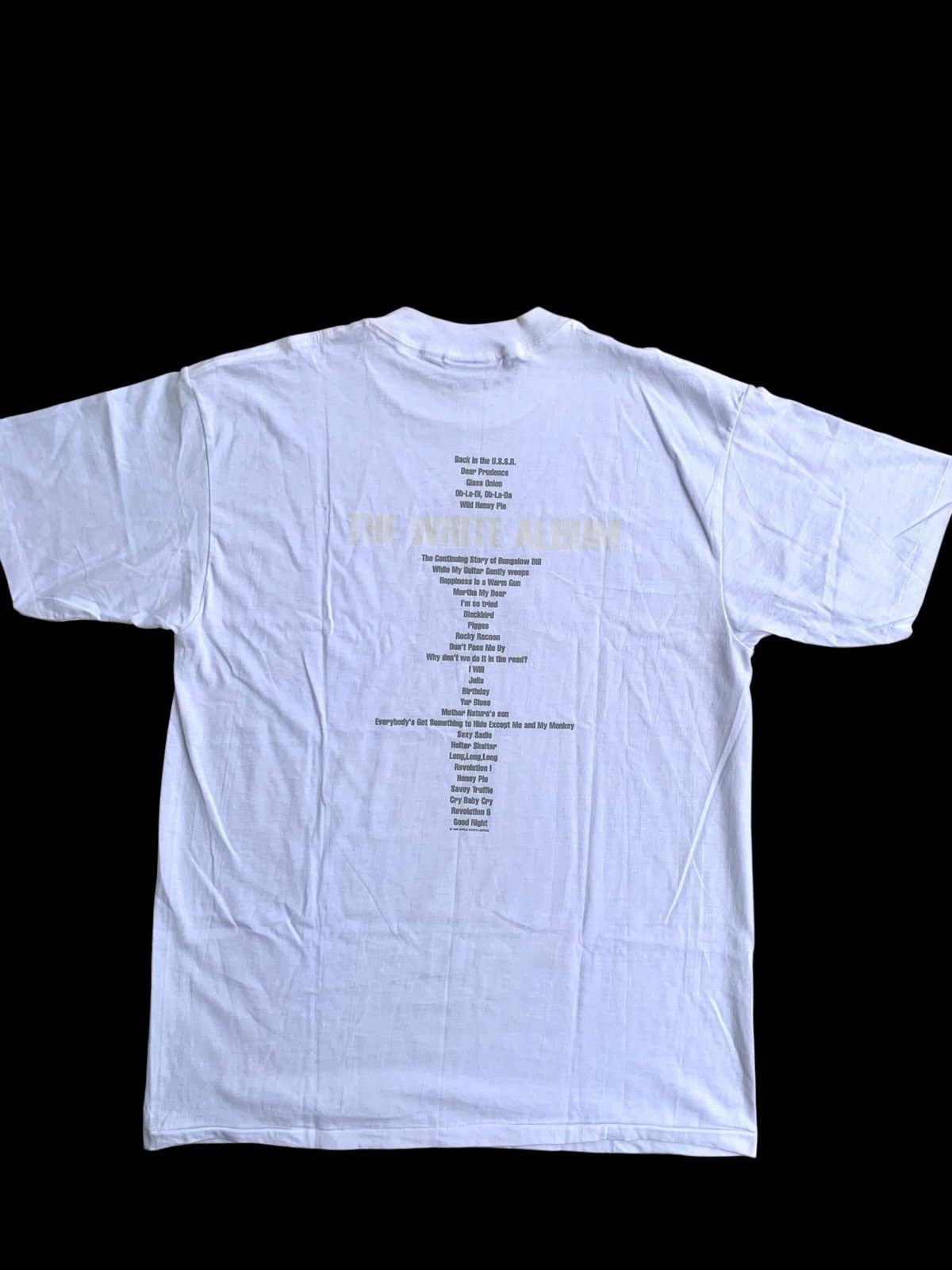 Band Tees × Japanese Brand × Vintage Vintage 90s The Beatles White Album T-shirt Size US L / EU 52-54 / 3 - 8 Thumbnail