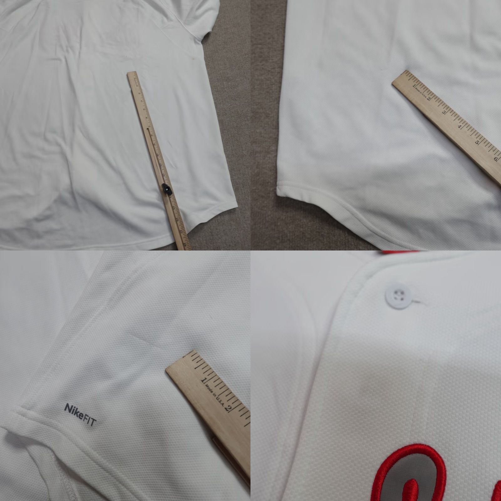 Nike VINTAGE Nike Ohio State Jersey Shirt 3XL White Baseball Mens Size US XXL / EU 58 / 5 - 9 Thumbnail