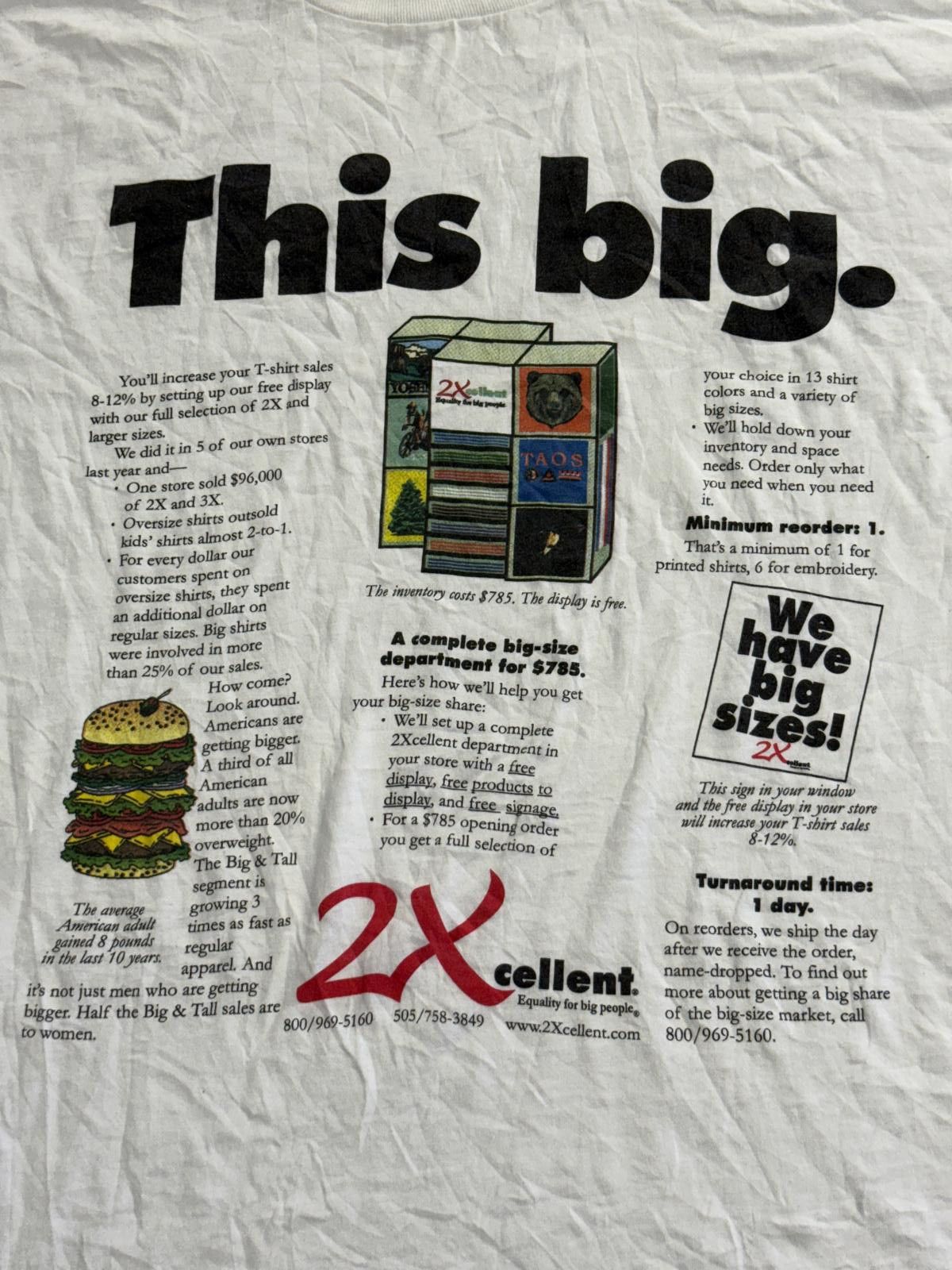 Other Vintage Big Person 2Xcellent Equality for Big People XXXL Size US XXL / EU 58 / 5 - 3 Thumbnail