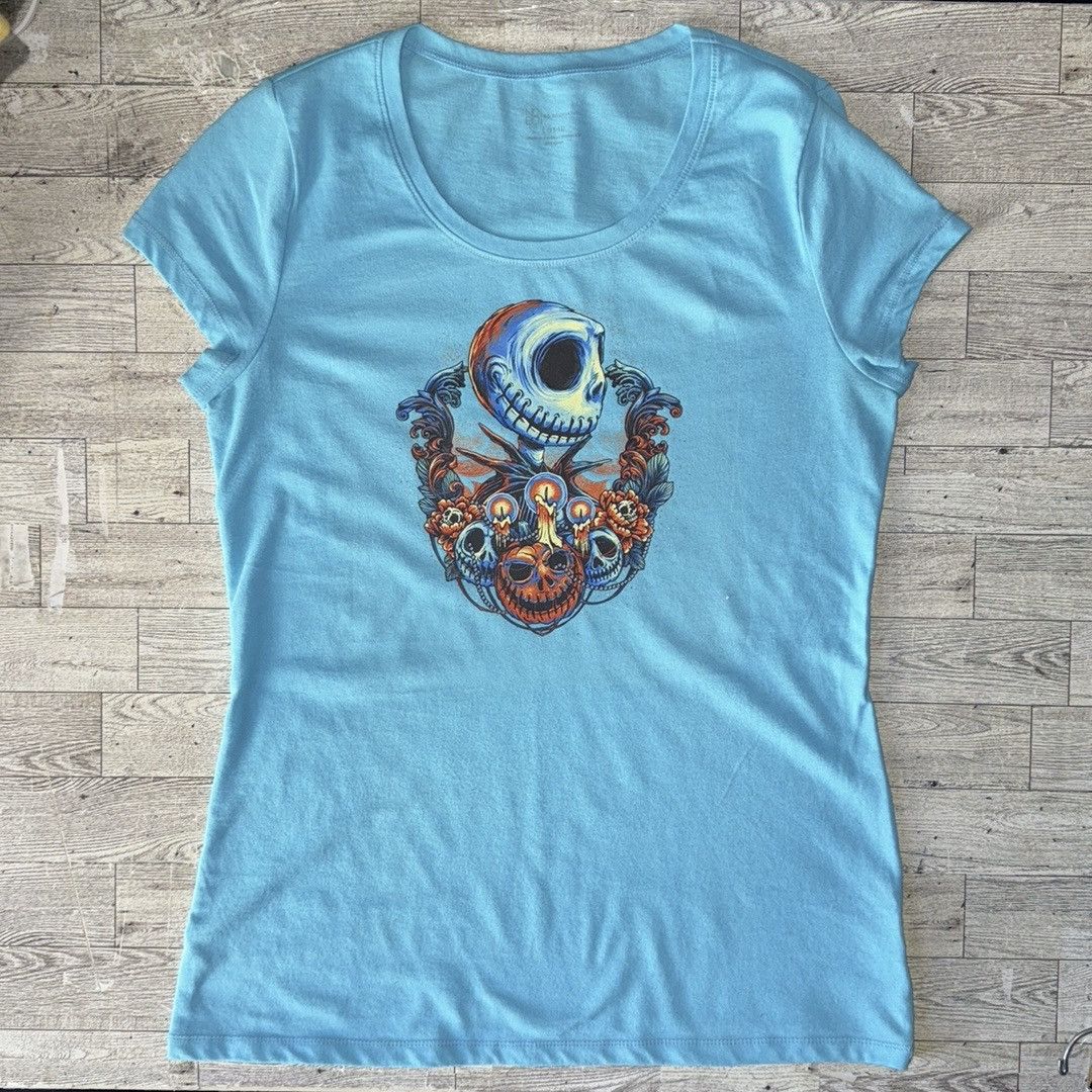 Vintage Nightmare Before Christmas, Custom, Retro Fitted Tee Size L / US 10 / IT 46 - 5 Thumbnail