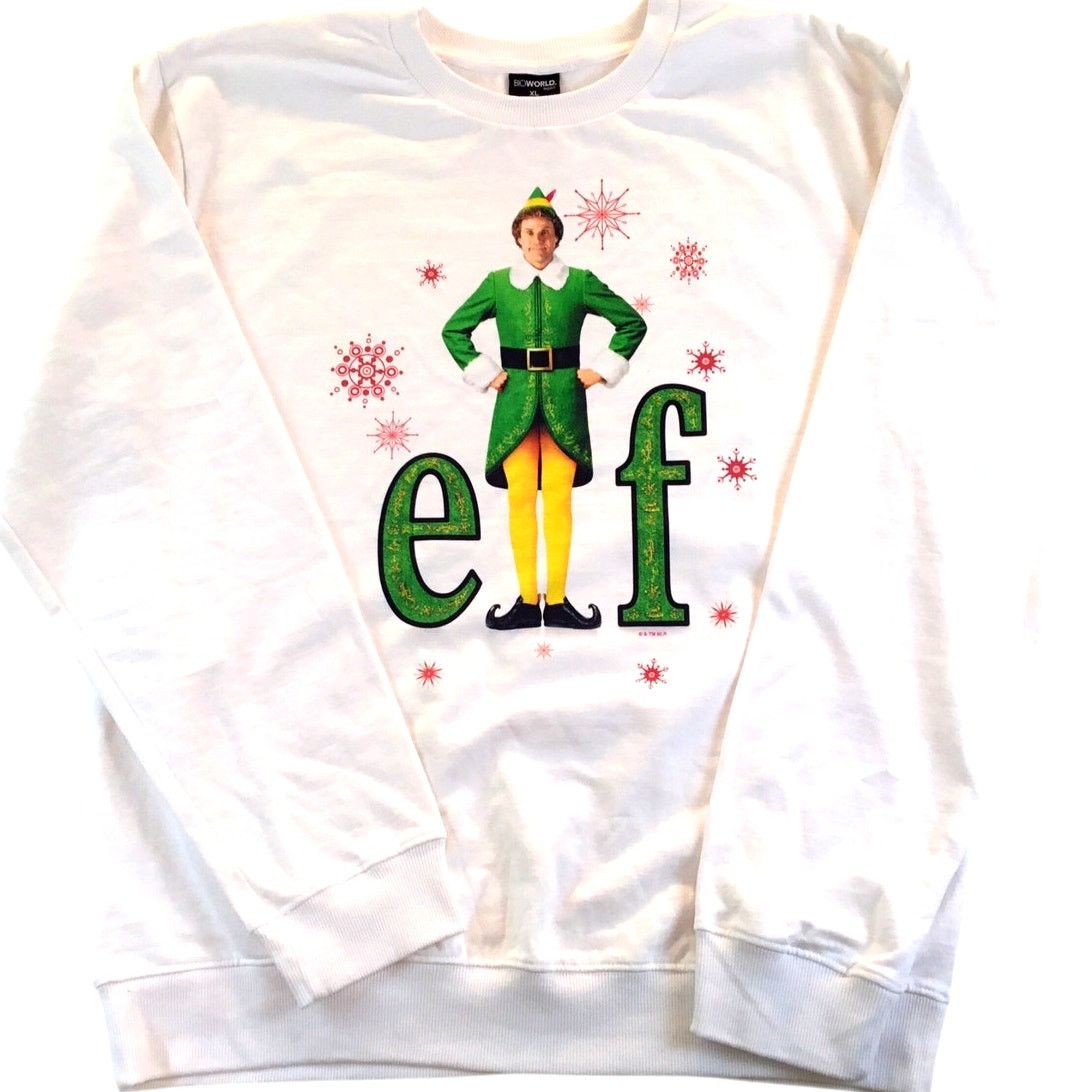 Other Elf Sweatshirt Size XLarge New Christmas Holiday Snowflakes Size US XL / EU 56 / 4 - 1 Thumbnail