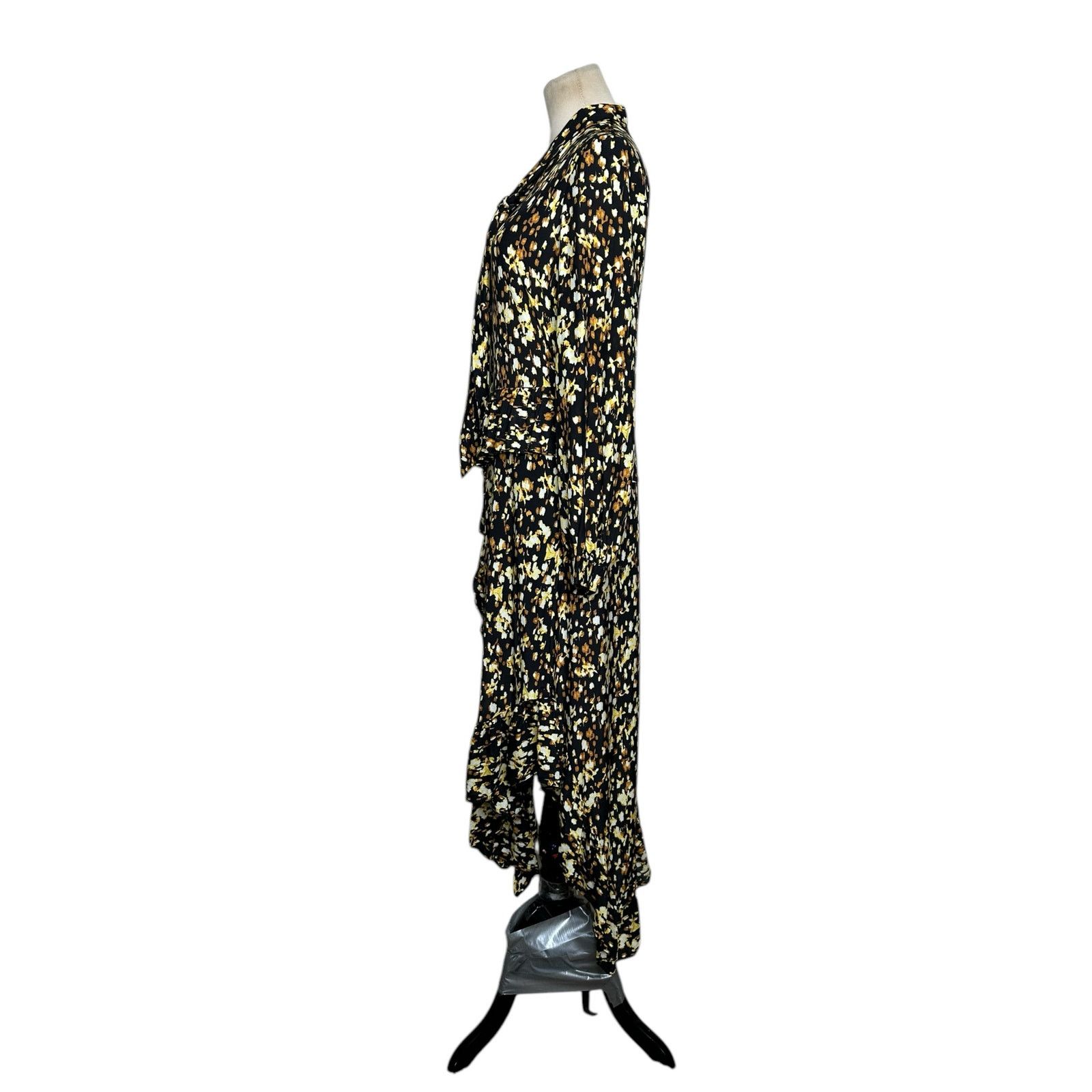 & Other Stories & Other Stories ruffle asymmetrical midi dress size 2 Size XS / US 0-2 / IT 36-38 - 14 Thumbnail