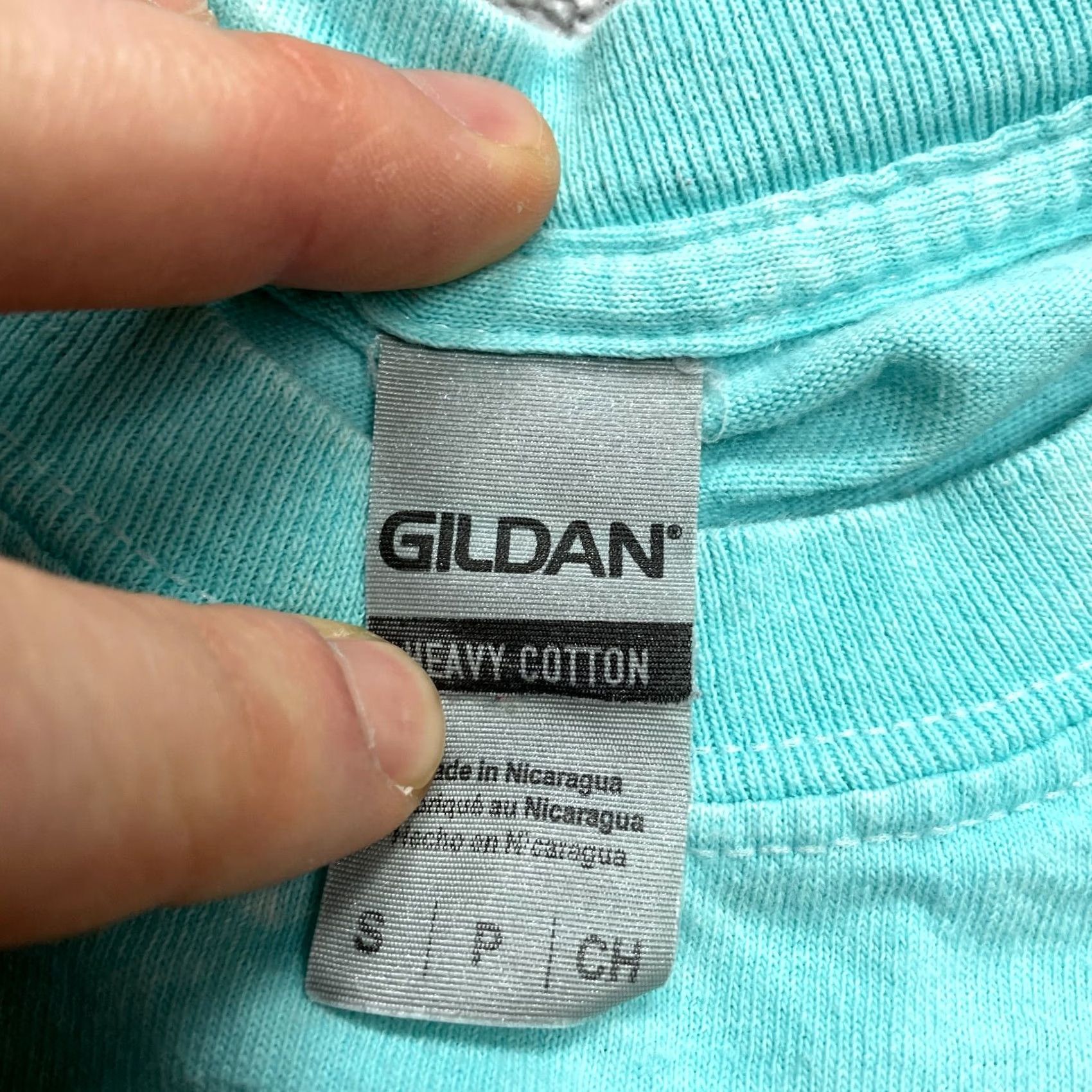 Gildan Gildan Heavy Cotton Shirt Adult Small Blue Tie Dye Woodcrest New Jersey Whale T Size US S / EU 44-46 / 1 - 5 Thumbnail