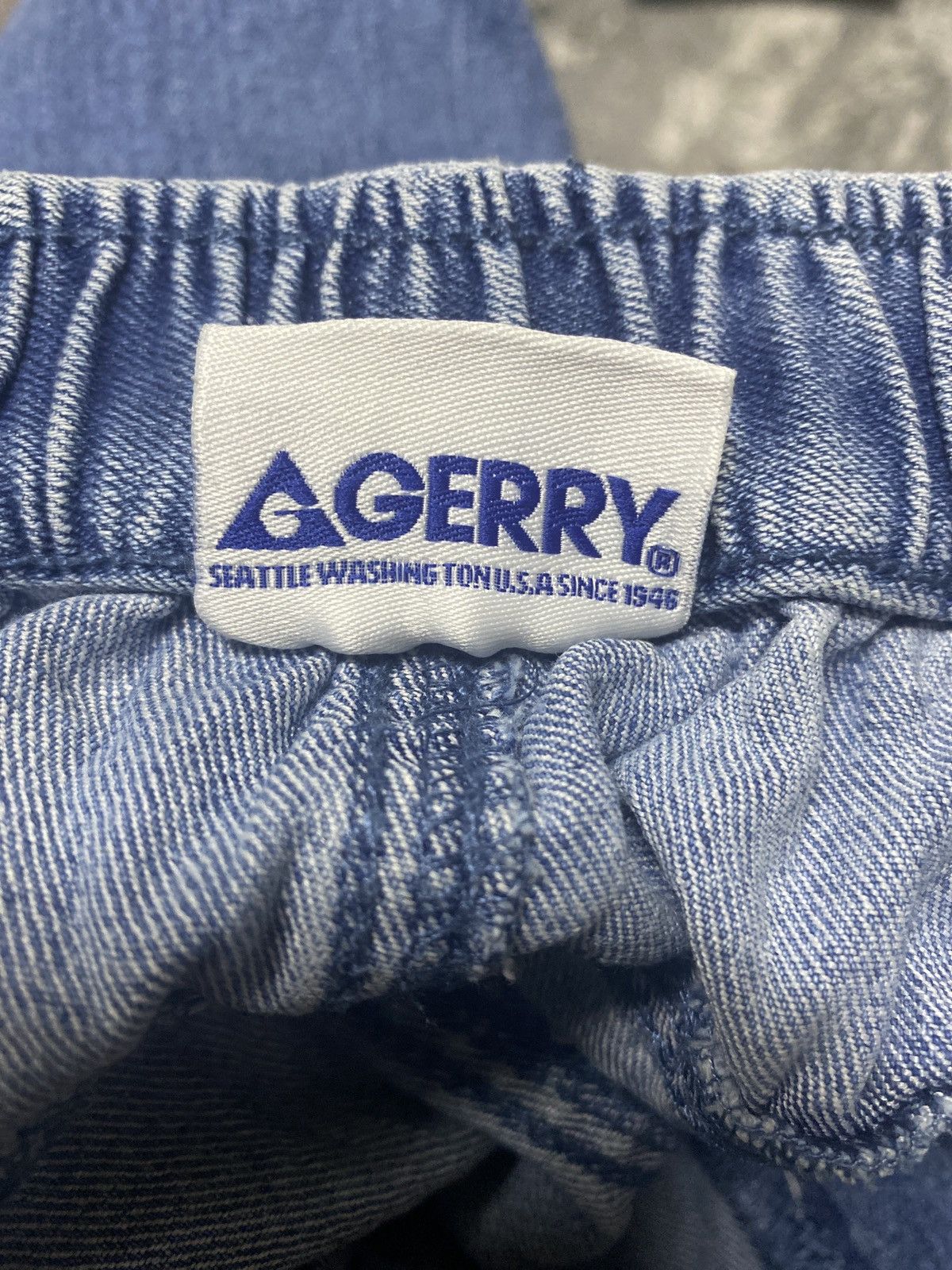 Gramicci GERRY Denim Stretch Loose Pants Size US 34 / EU 50 - 10 Thumbnail