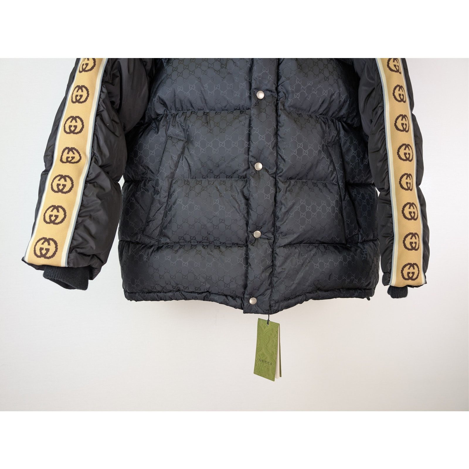 Gucci o1rshd1 Light Parachute GG Jacquard Nylon Padded Coat Jacket Size US M / EU 48-50 / 2 - 3 Thumbnail