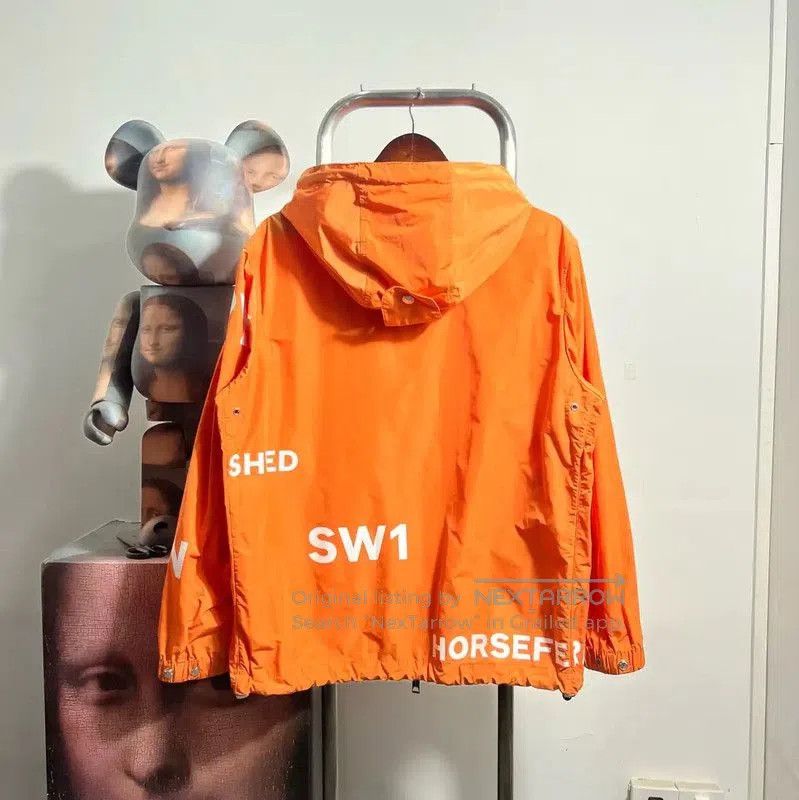Burberry Burberry Orange Men's Lightweight Jacket. Size US M / EU 48-50 / 2 - 2 Thumbnail