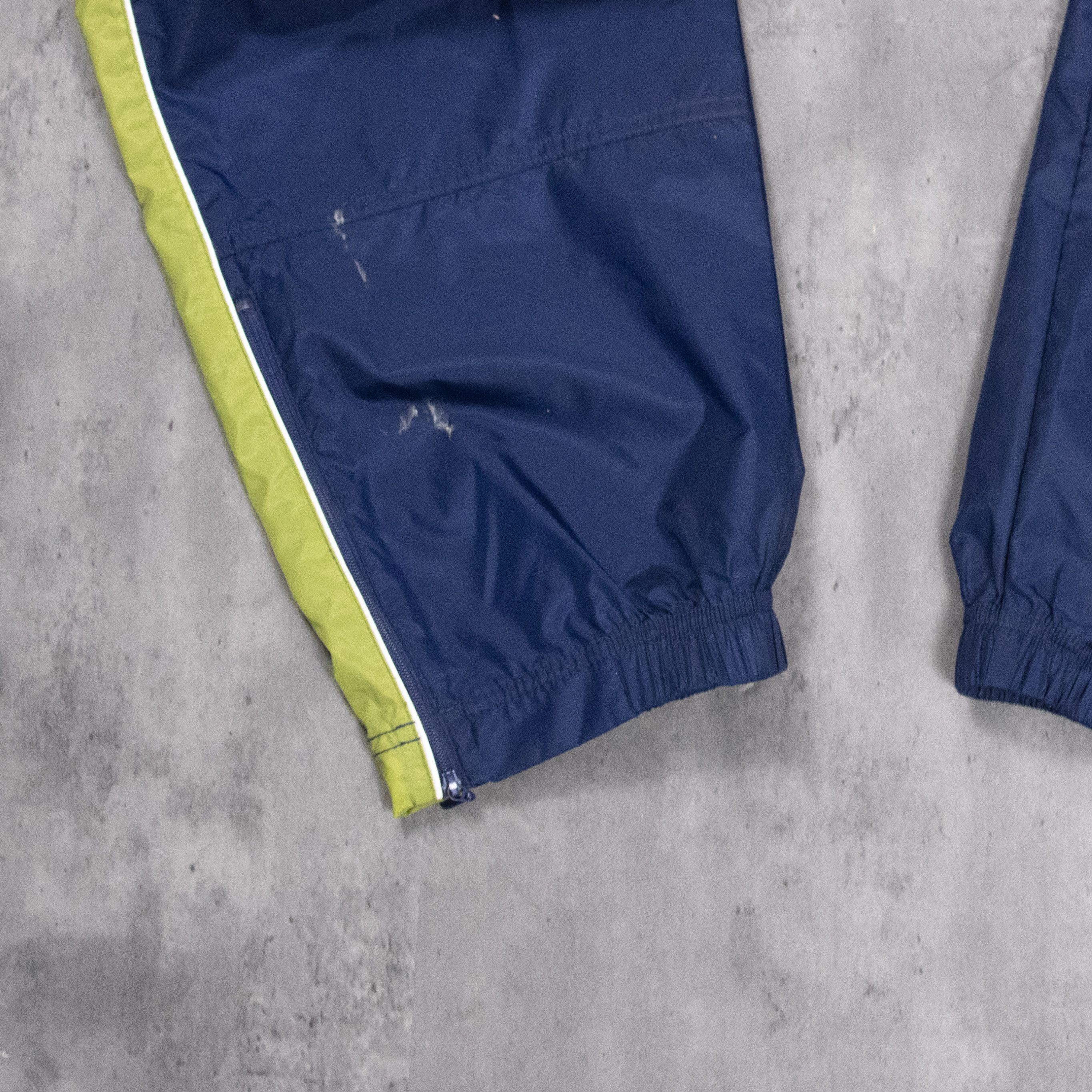 Nike Vintage 90's Nike Navy Stripped Baggy Relax Cuffed Pant's Size US 28 / EU 44 - 15 Thumbnail