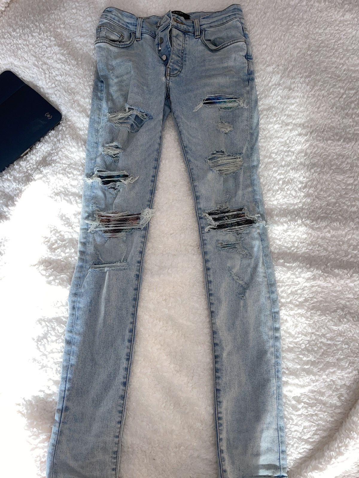 Amiri Light blue Amiri jeans Size US 30 / EU 46 - 6 Thumbnail
