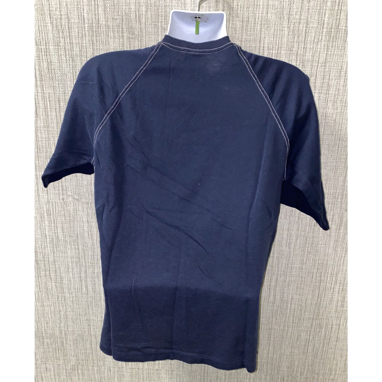 Jantzen VINTAGE Jantzen Shirt Mens T-Shirt Blue Size L USA Made Short Sleeve Regular Cotton Pattern Solid Mens Size US L / EU 52-54 / 3 - 4 Thumbnail