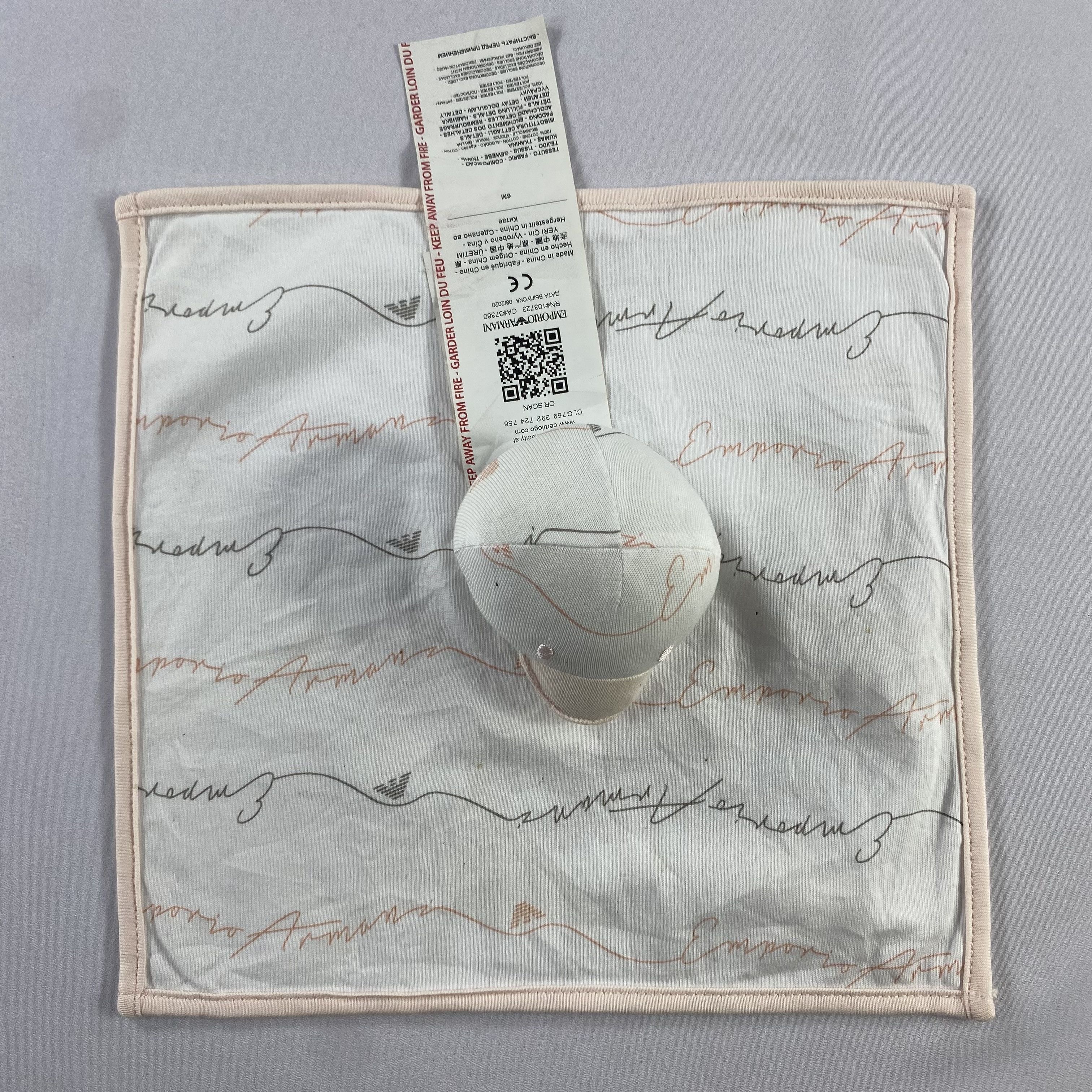 Emporio Armani × Vintage Emporio Armani Handkerchief / Neckerchief / Bandana-P955 Size ONE SIZE - 1 Thumbnail