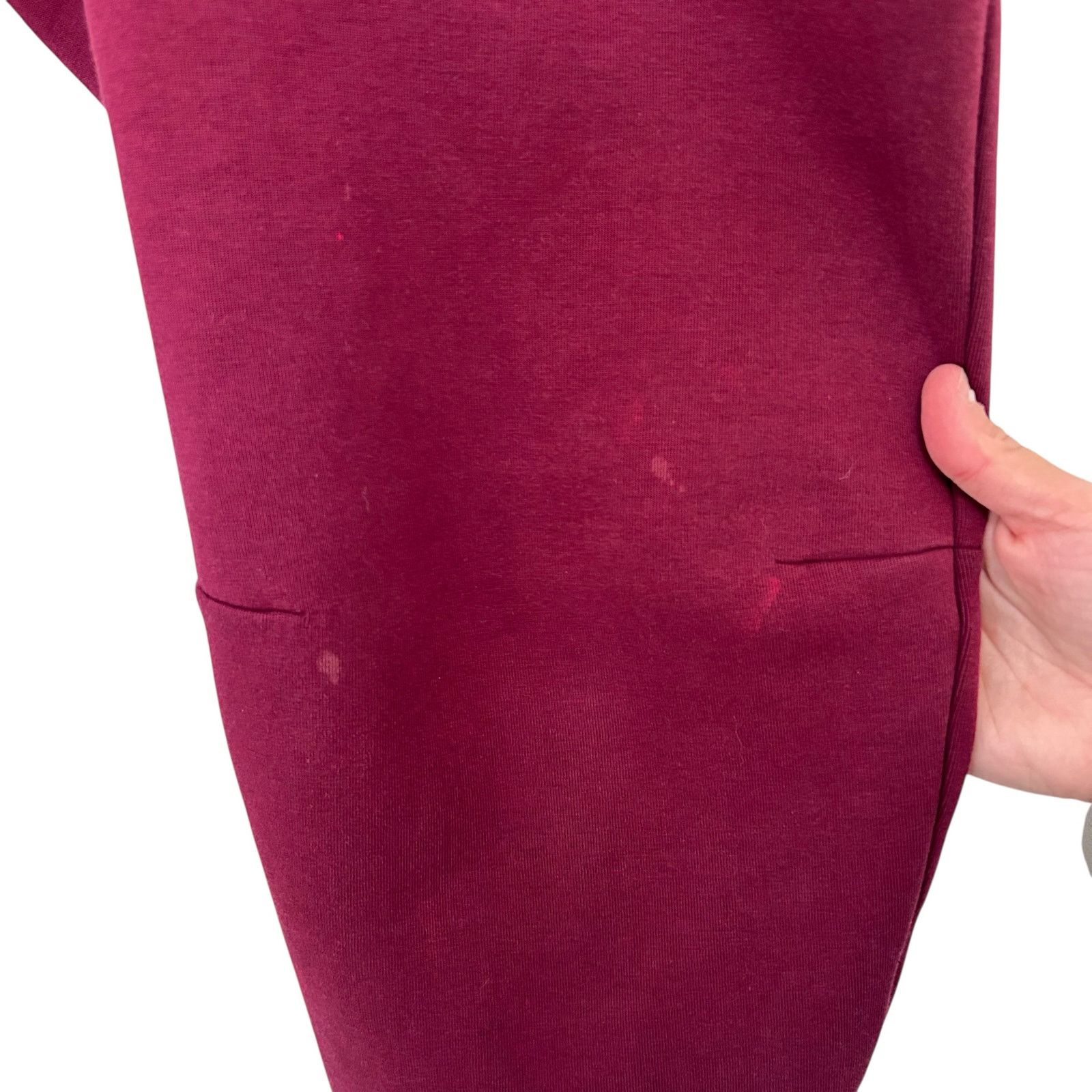 Nike Nike Tech Maroon Fleece Joggers Sweatpants Sz M Size US 30 / EU 46 - 7 Thumbnail