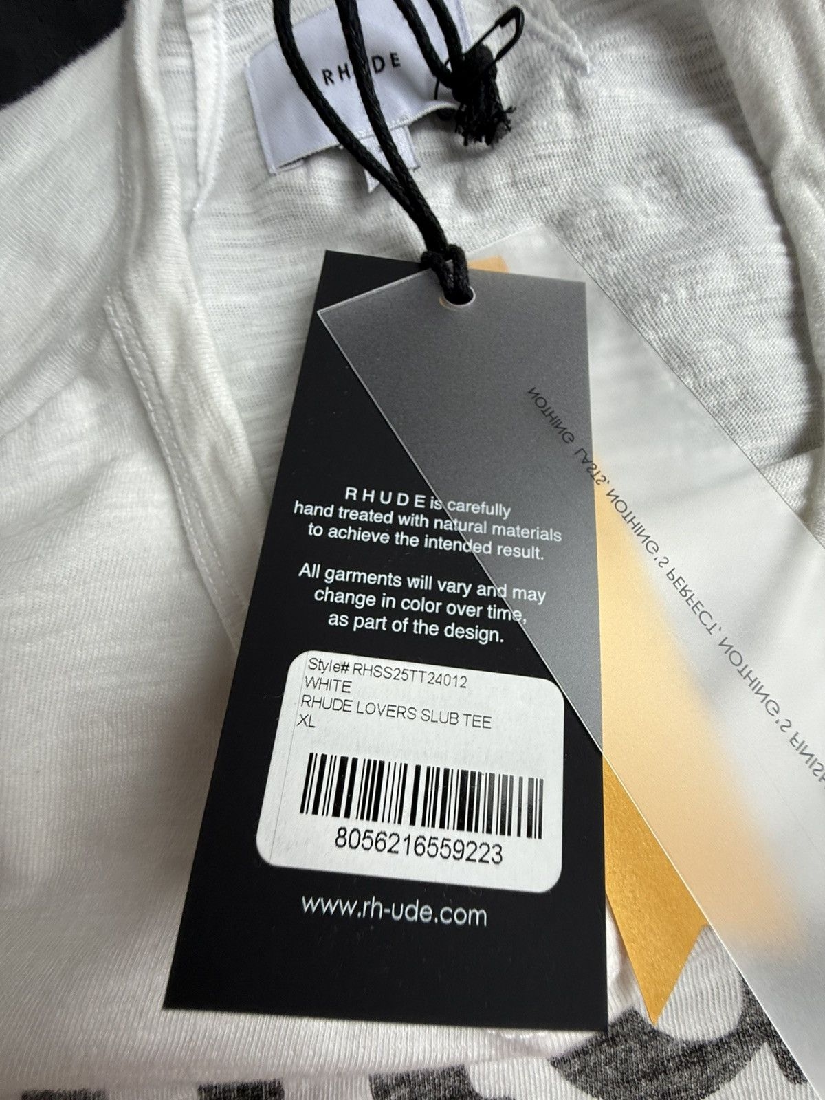 Rhude Rhude is for lovers logo white heart t shirt XL $380 Size US XL / EU 56 / 4 - 16 Thumbnail