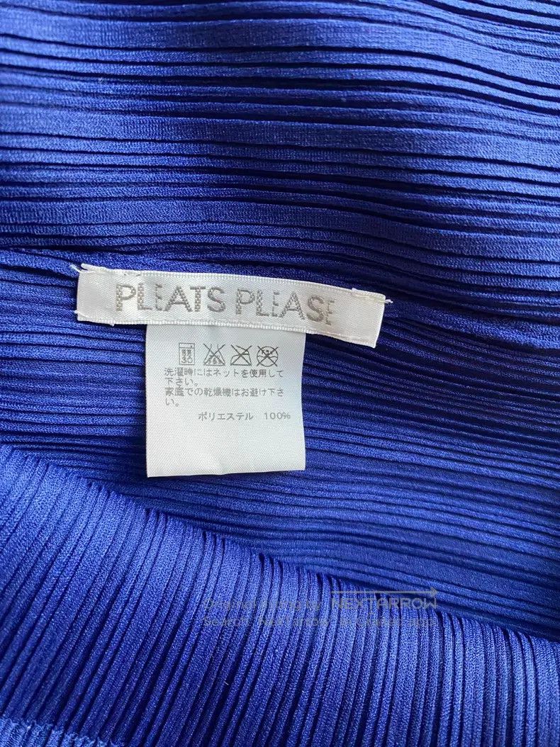 Issey Miyake Issey Miyake Blue Rib Top Size L / US 10 / IT 46 - 7 Thumbnail