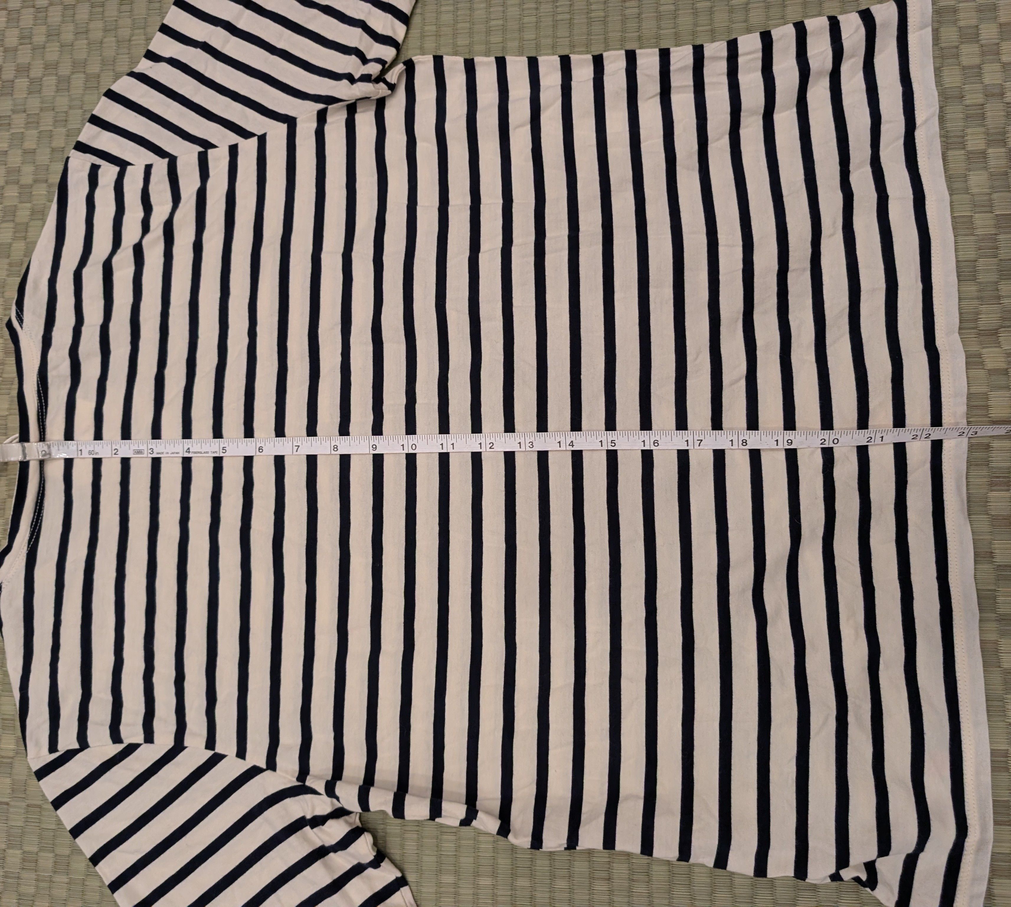 KULE NWT Kule x Prinkshop The Modern 1973 T-shirt Cream Navy Size L / US 10 / IT 46 - 7 Thumbnail