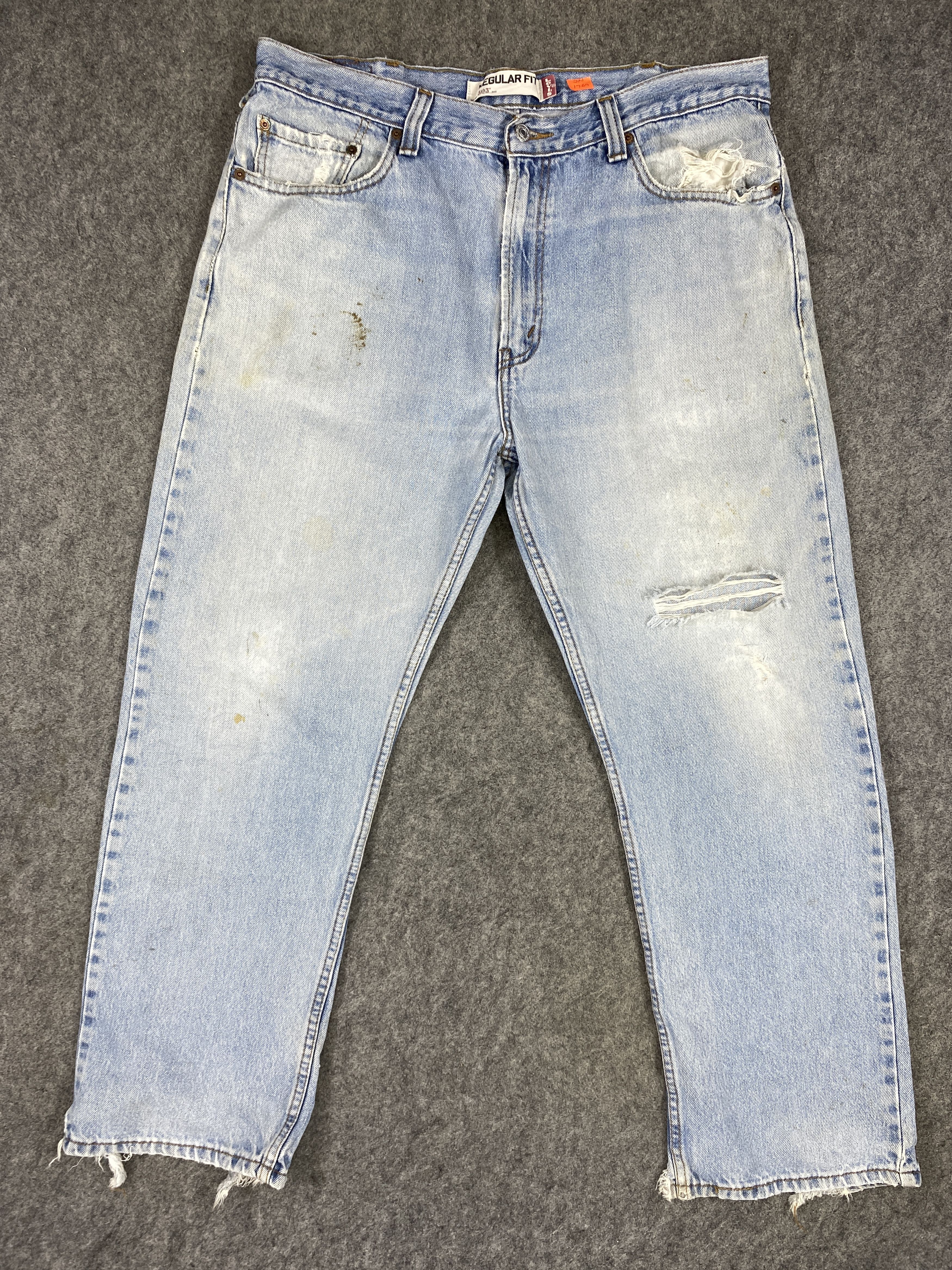 Levi's Light Blue Wash Vintage Levi's 505 36x28.5 Denim -JN1769 Size US 36 / EU 52 - 1 Thumbnail