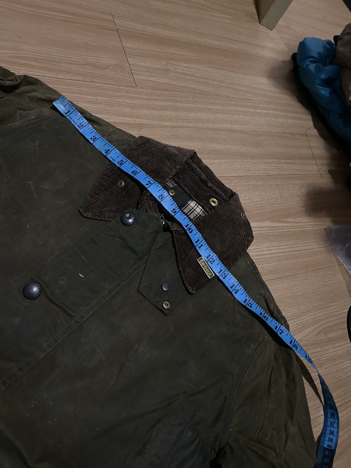 Barbour Barbour Border Waxed C40/102cm Jacket Wax Coat Size US S / EU 44-46 / 1 - 15 Thumbnail