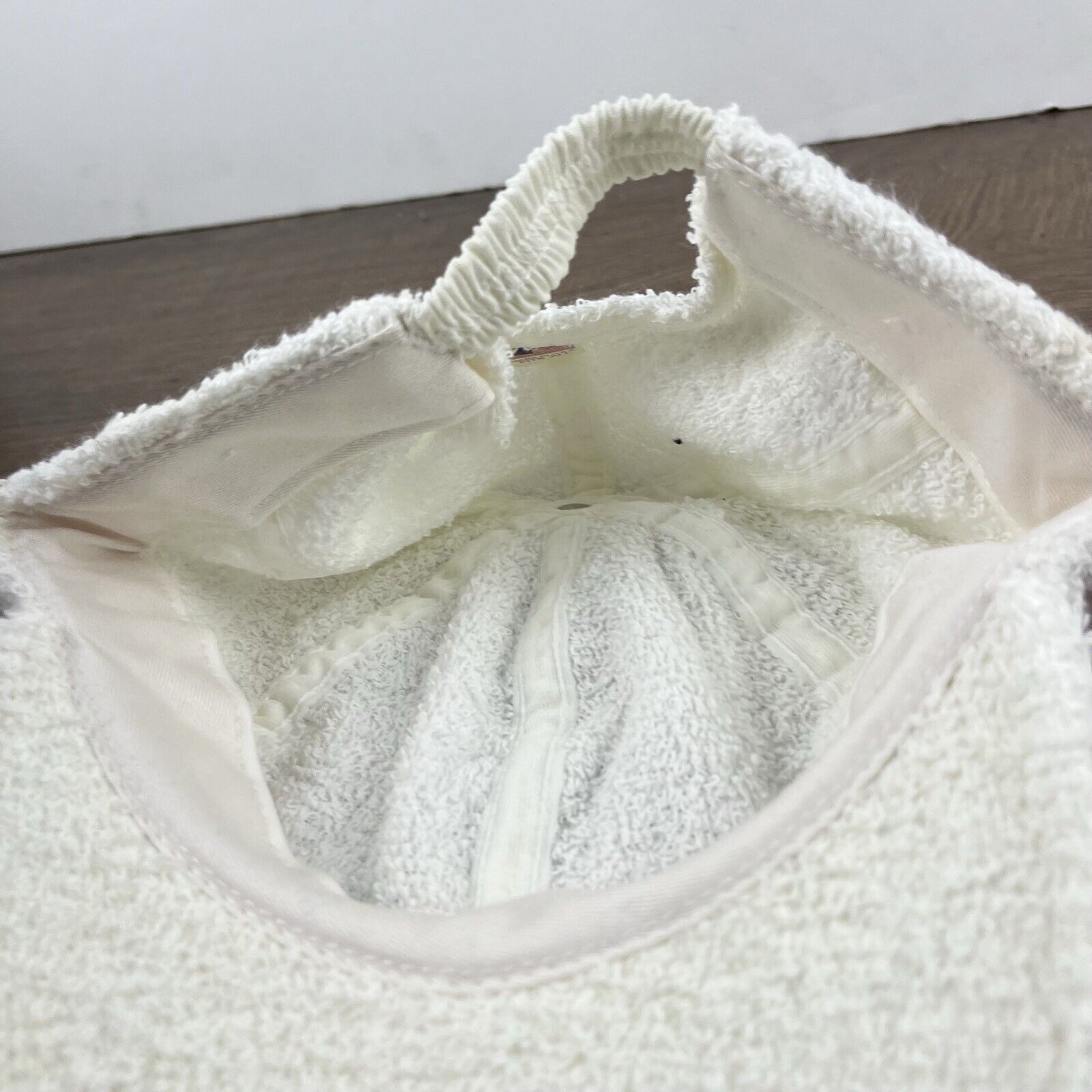 Other Terry Cloth White Hat Terry Adjustable Hat White Hat Adjusta Size ONE SIZE - 12 Thumbnail