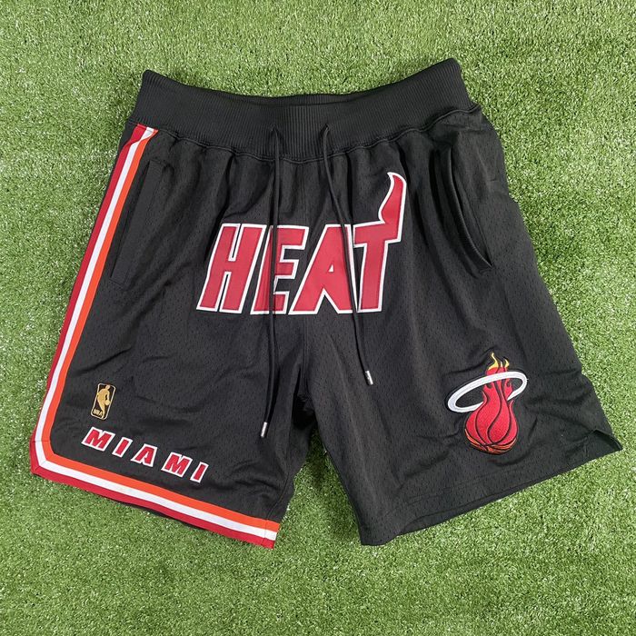 Miami Heat Just Don Shorts Size Large