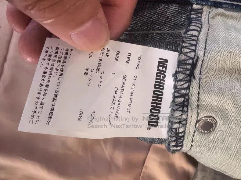 Neighborhood NEIGHBORHOOD 21ss DPB Distressed Jeans. Size US 44 / EU 60 - 7 Thumbnail