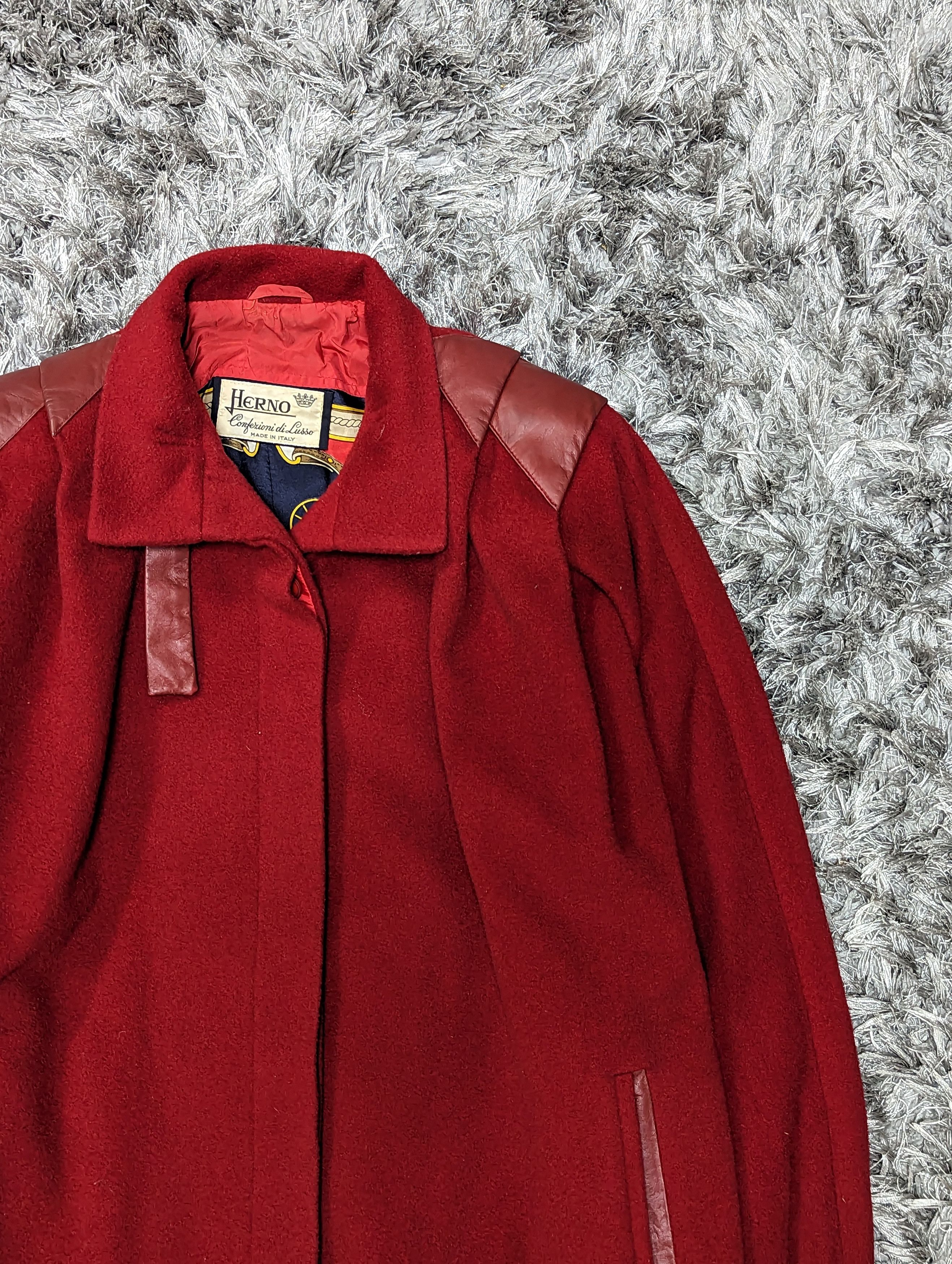Herno Vintage Herno Jacket Wool Cashmere Baroque Padded Coat Size M / US 6-8 / IT 42-44 - 4 Thumbnail