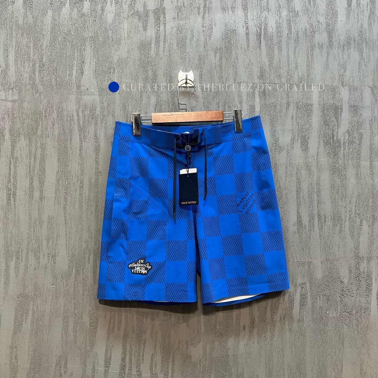 Louis Vuitton Stylish Blue Swim Shorts for Summer Adventures Size US 34 / EU 50 - 1 Thumbnail