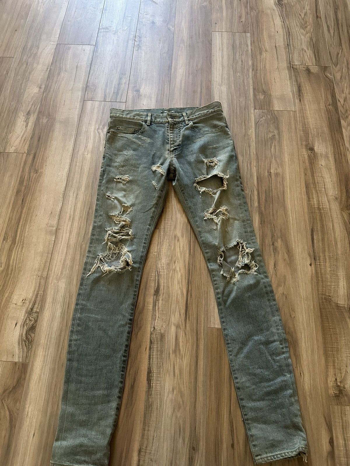 Yves Saint Laurent Crash Denim | Grailed