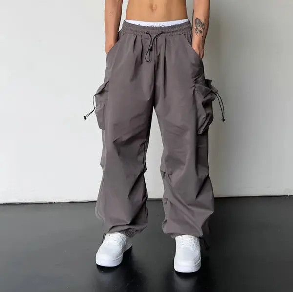 Japanese Brand Kurumiya x Risa Streetwear Jogger cargo parachute pants y2k Size US 32 / EU 48 - 7 Thumbnail