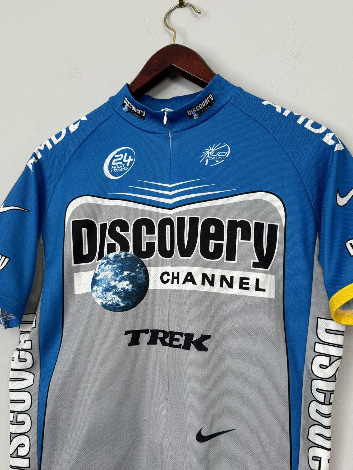 Nike Vintage Nike Discovery Channel Trek Cycling Jersey Size US L / EU 52-54 / 3 - 2 Thumbnail