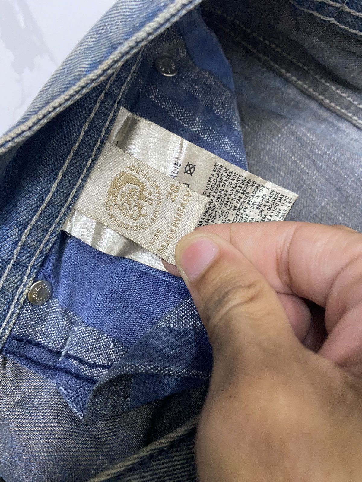 Diesel DIESEL RUSTY DISTRESSED DENIM JEANS Size US 30 / EU 46 - 8 Thumbnail