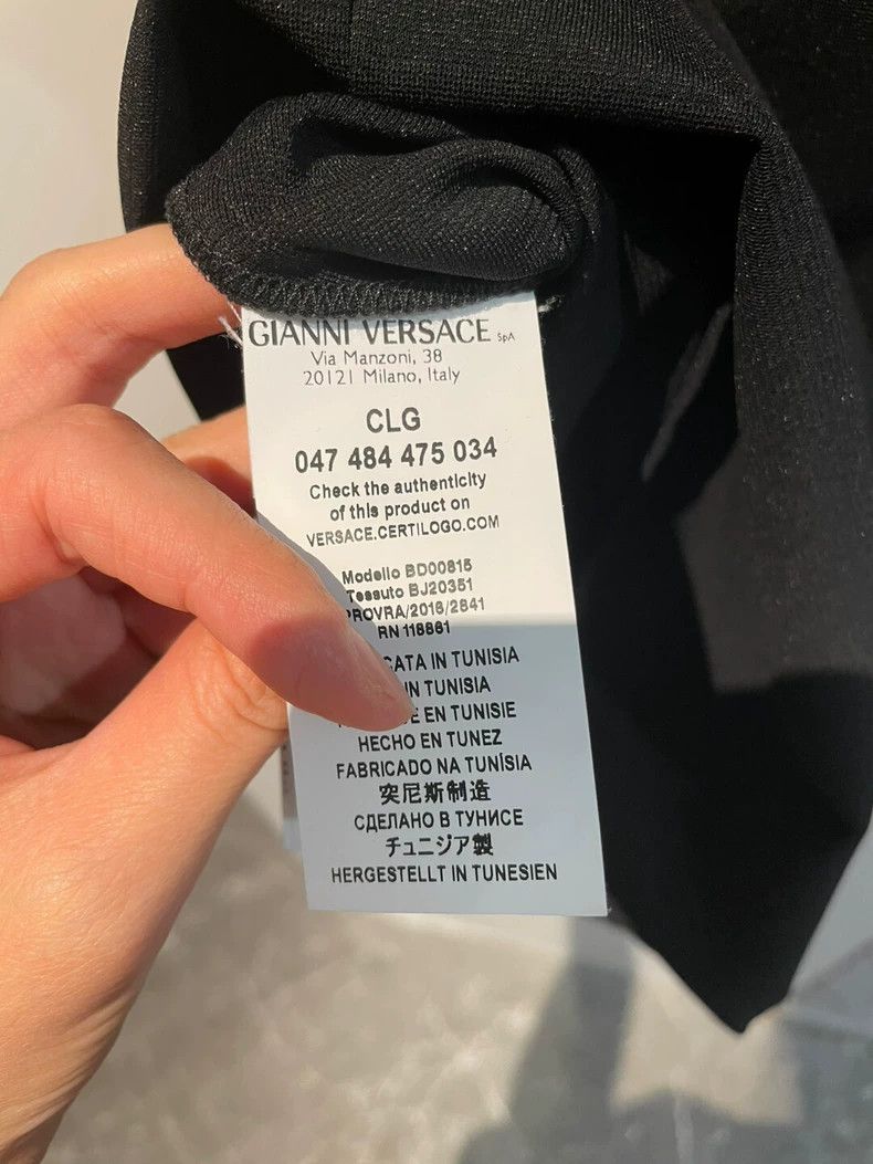 Versace Versace Sexy beautiful back patchwork little black dress Size S / US 4 / IT 40 - 3 Thumbnail