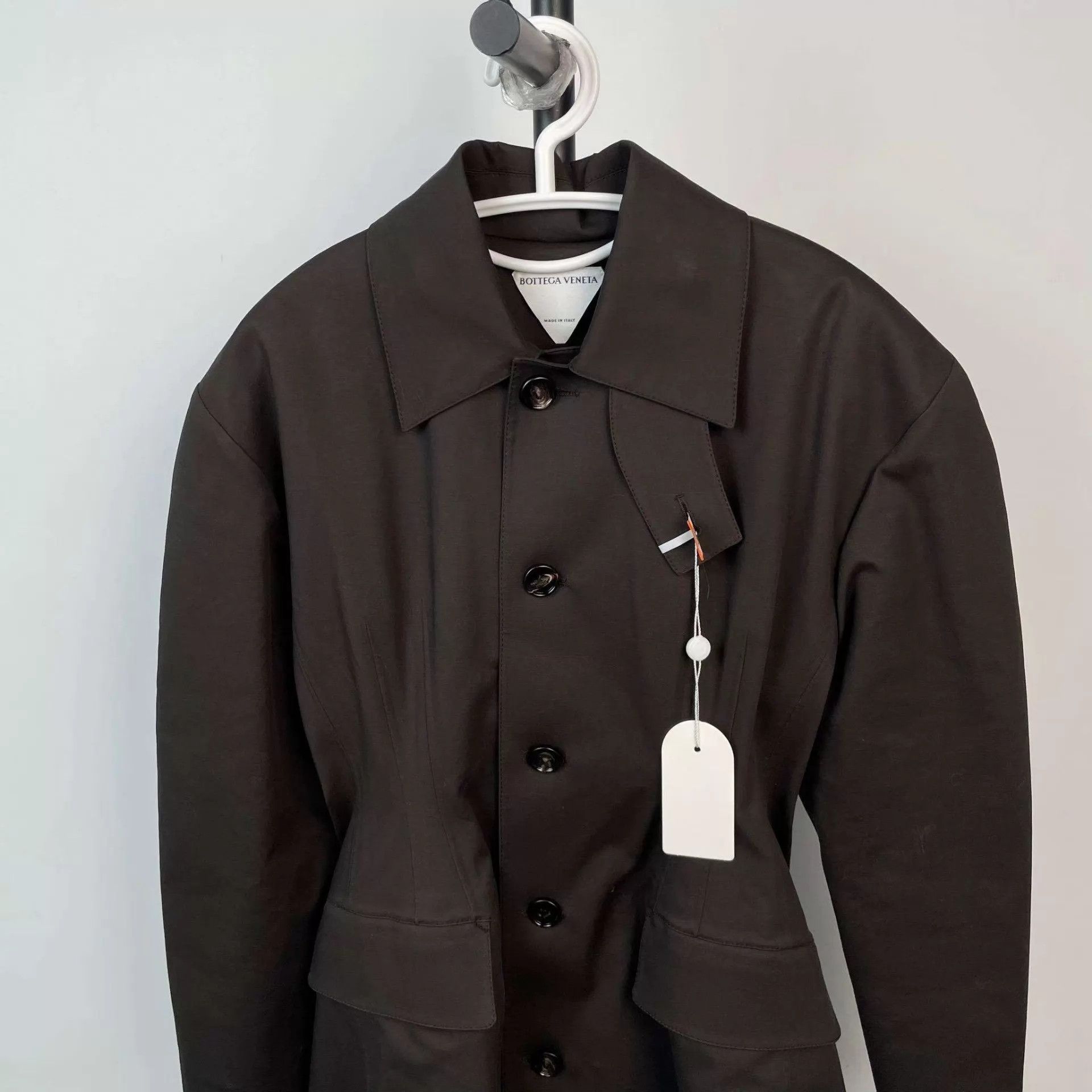 Bottega Veneta BV Coated Trench Black 36 S Size XS / US 0-2 / IT 36-38 - 9 Thumbnail