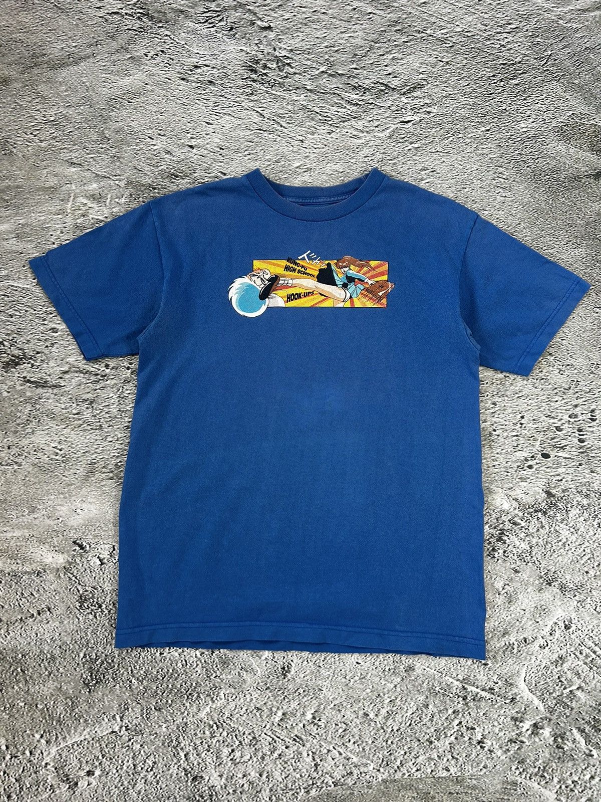 Hook-Ups Hook-ups T-shirt blue hung fu high school vintage Size US M / EU 48-50 / 2 - 1 Thumbnail