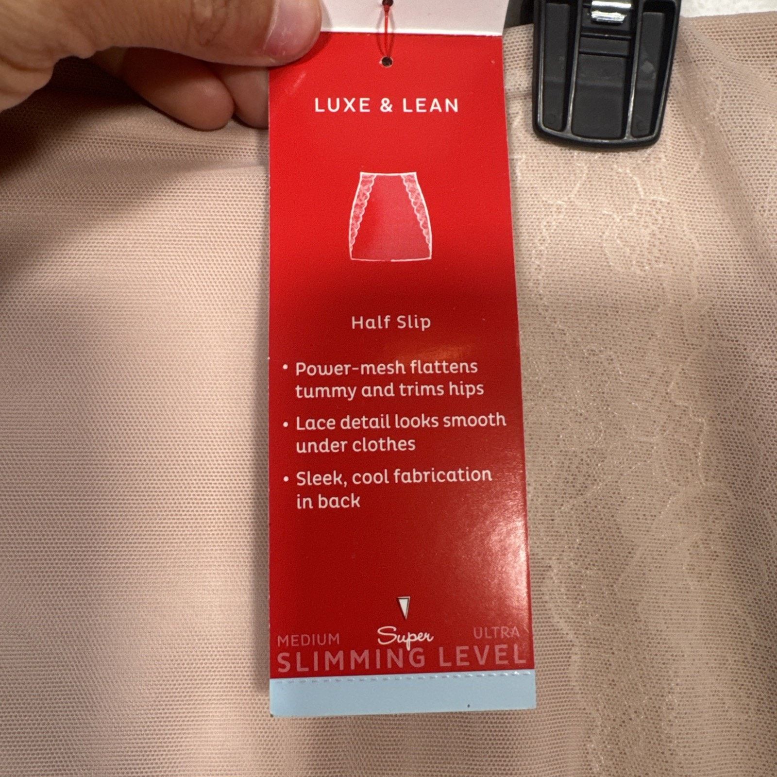 Spanx ASSETS SPANX Luxe Lean Half Slip Super Control Skirt Nude Ro Size ONE SIZE - 3 Thumbnail