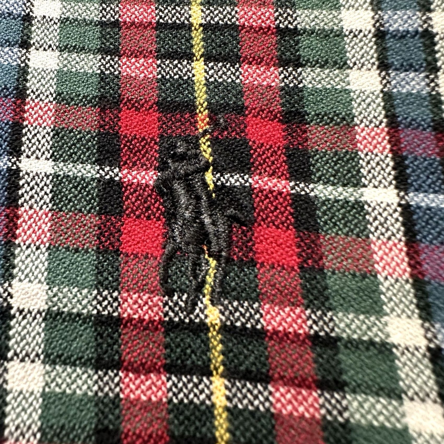 Ralph Lauren VINTAGE Ralph Lauren Shirt Mens Large Red Green Plaid Blake Button Down 90s EUC Size US L / EU 52-54 / 3 - 5 Thumbnail