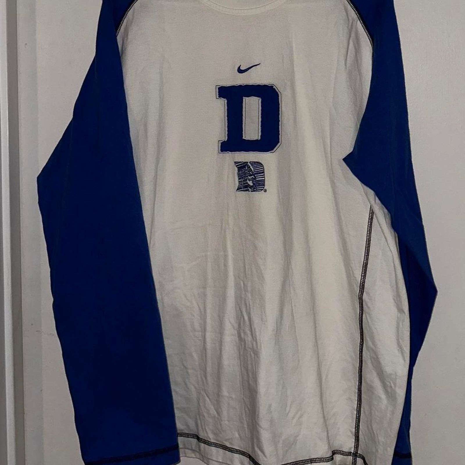 Nike Vintage Nike Duke Long Sleeve T Shirt size 2XL Size US XXL / EU 58 / 5 - 1 Thumbnail
