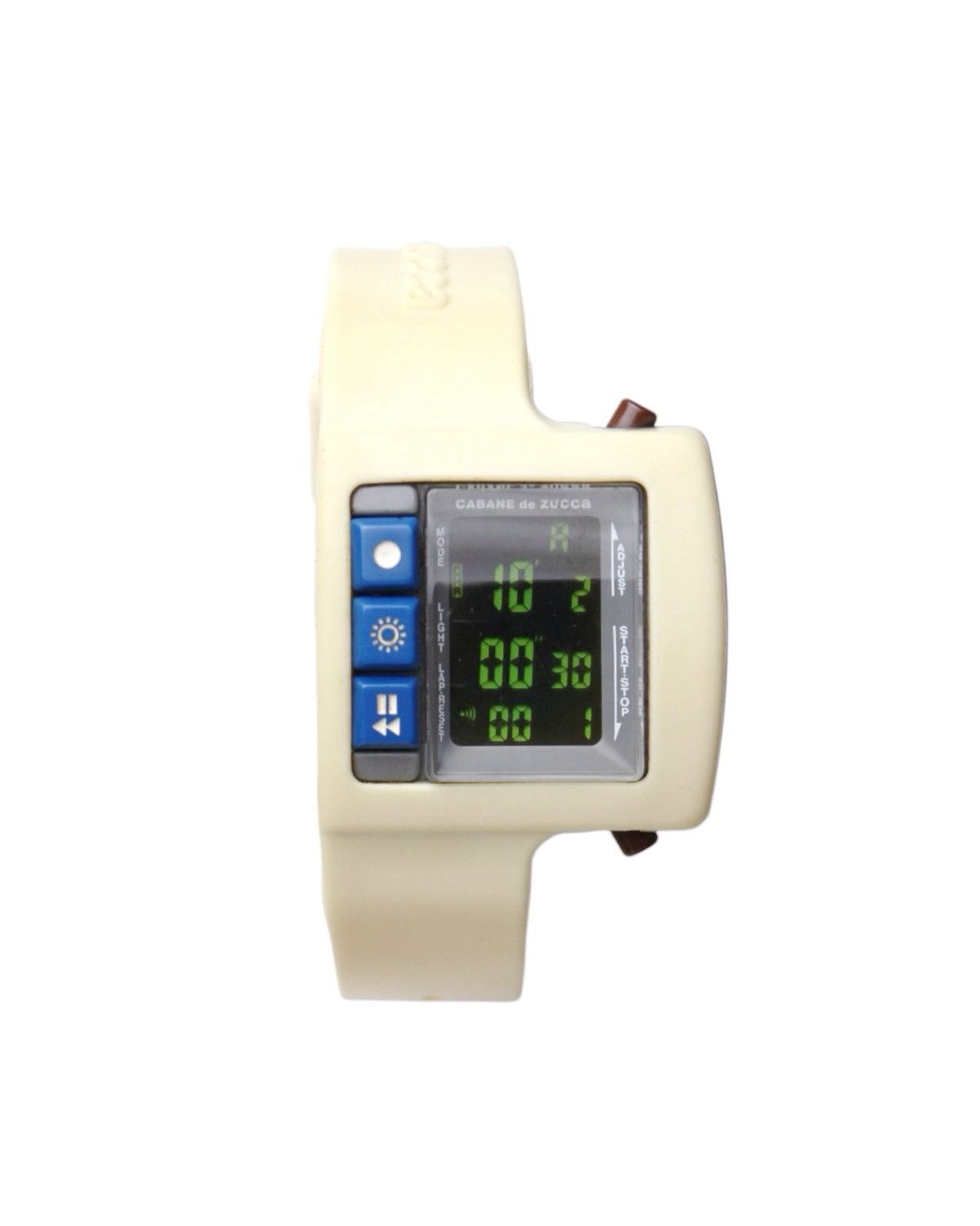 Issey Miyake × Seiko 1997 CABANE DE ZUCCA SEIKO LE CHOCOLAT DIGITAL WATCH Size ONE SIZE - 4 Thumbnail
