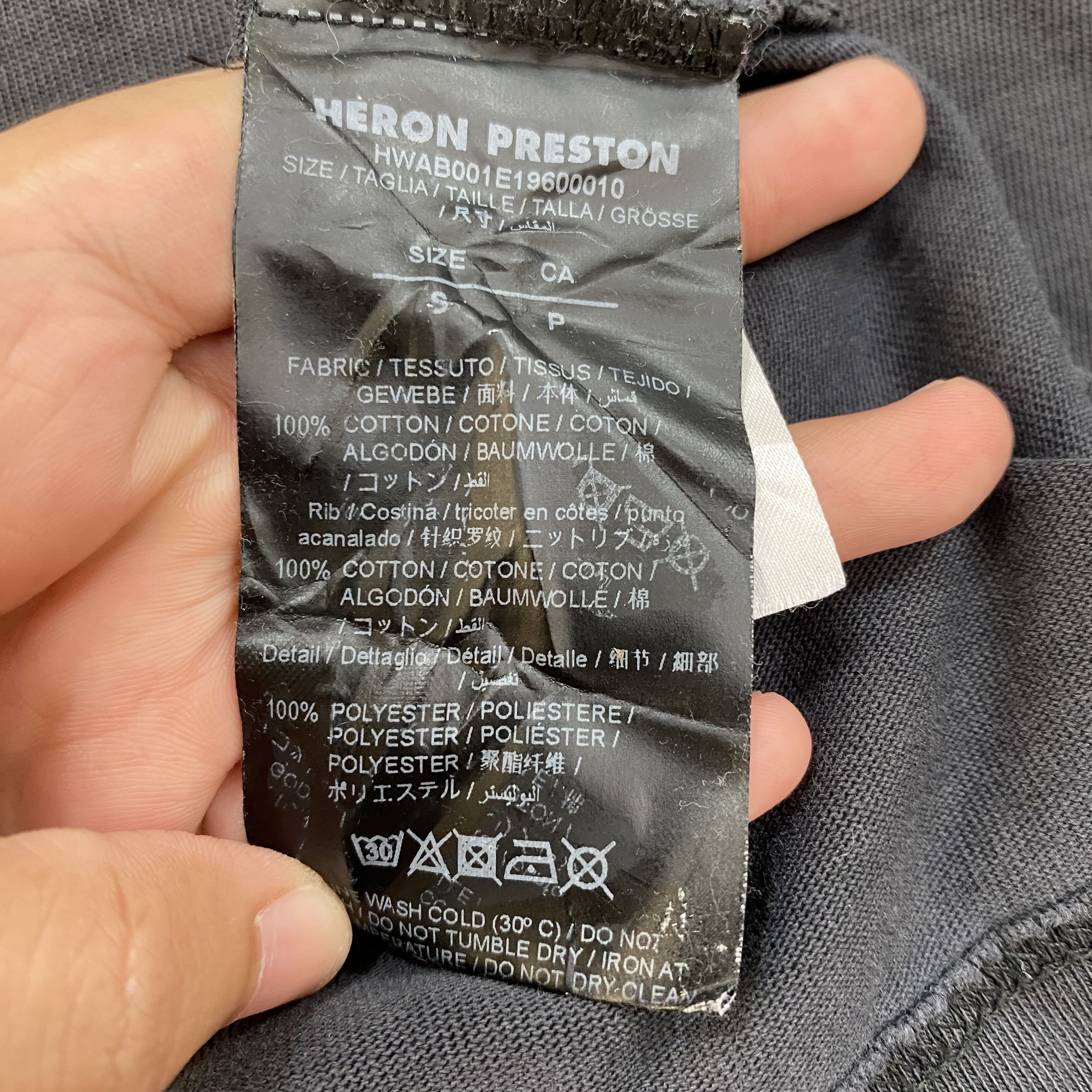 Heron Preston Heron preston long sleeve tshirt-N048 Size US M / EU 48-50 / 2 - 7 Thumbnail