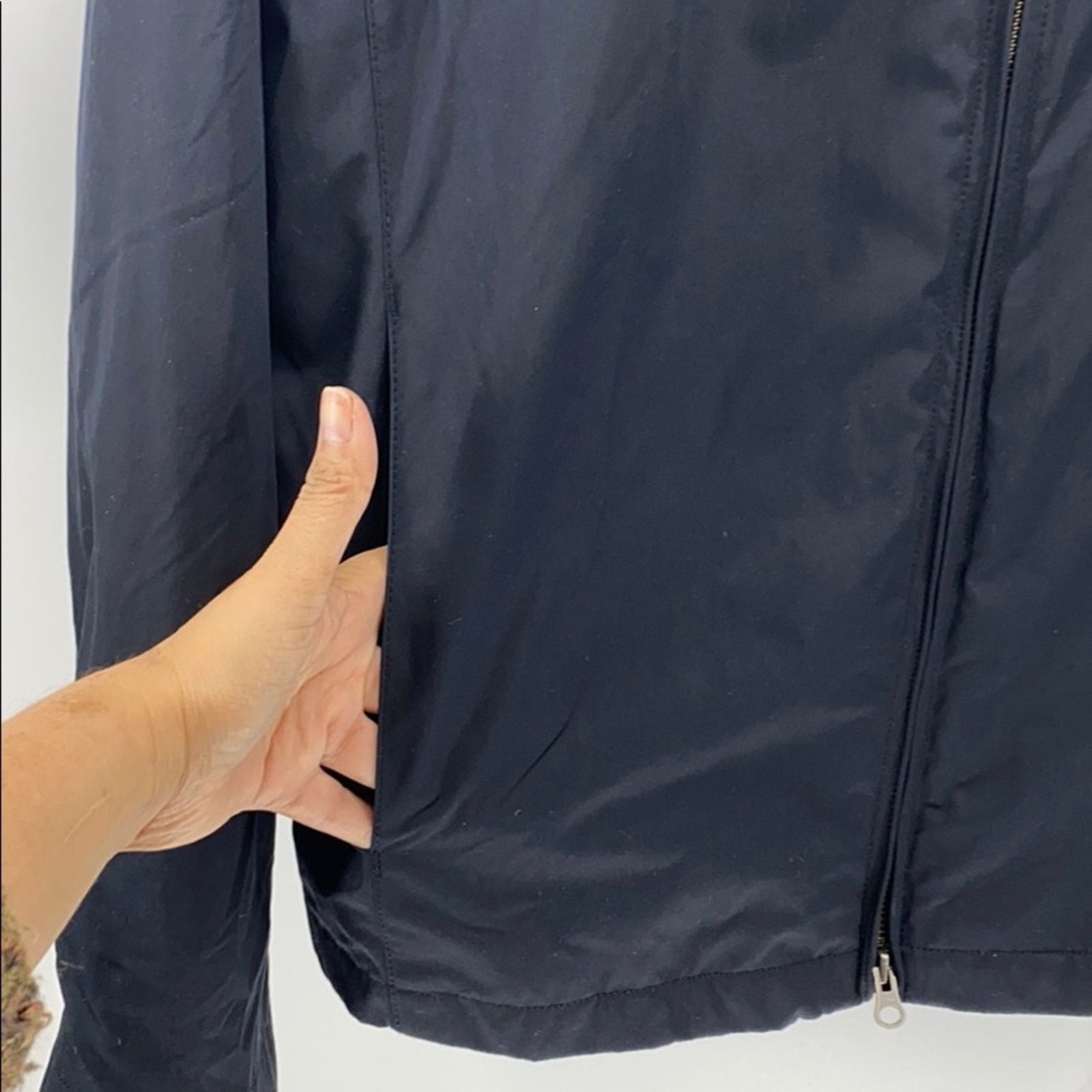 Banana Republic Banana Republic polyester black zip up jacket classic sz XL Size US XL / EU 56 / 4 - 4 Thumbnail