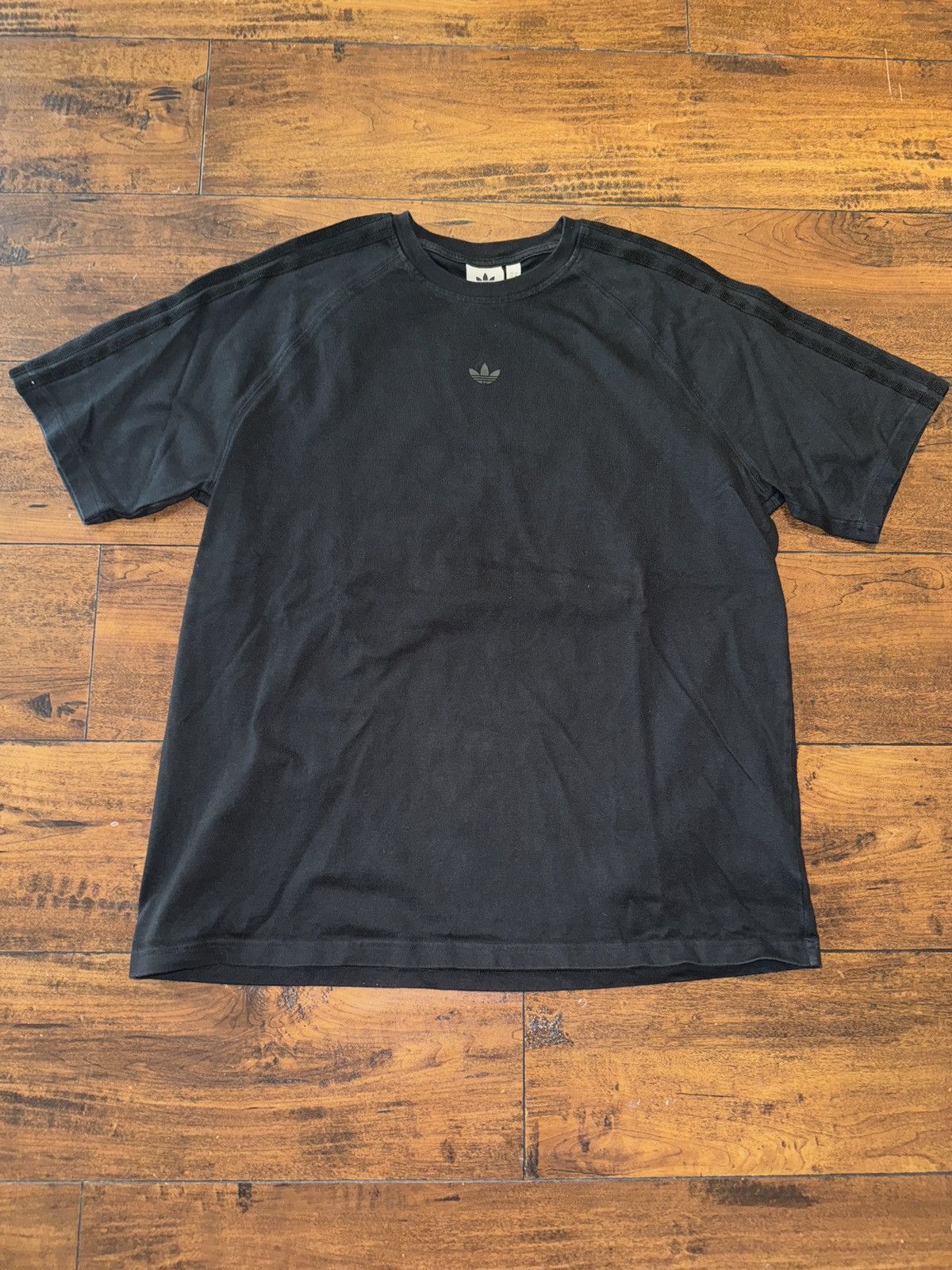 Adidas Adidas striped trifoil tee Size US XL / EU 56 / 4 - 1 Thumbnail